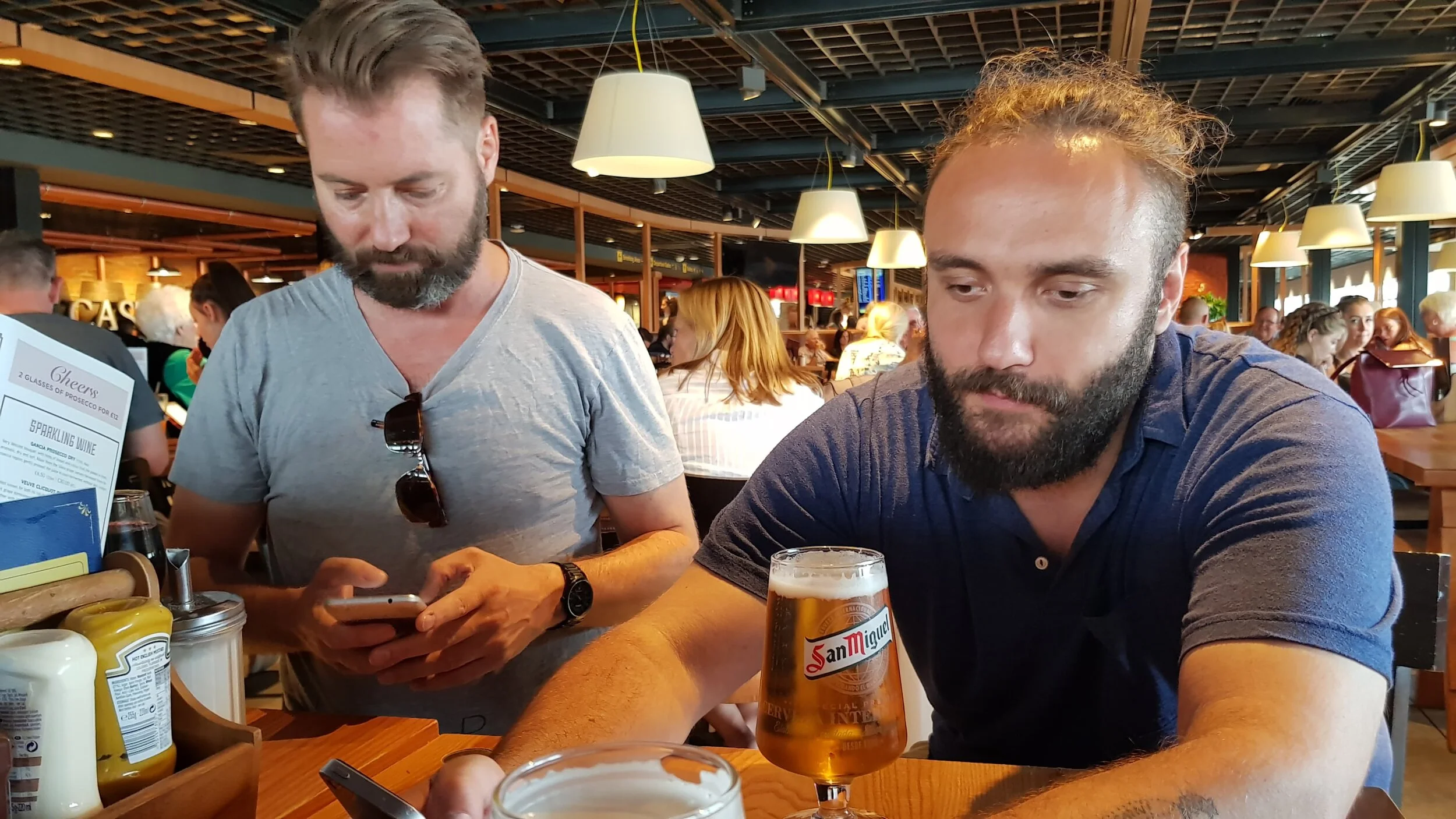 Lee Thomas and Andy Batson in France