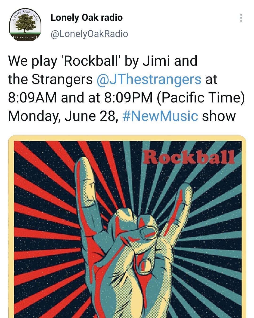 Tonight on https://lonelyoakradio.com/ #rockball #rockandroll #rockmusic #radio #indieradio #music #lonelyoakradio #rock #jimiandthestrangers #california