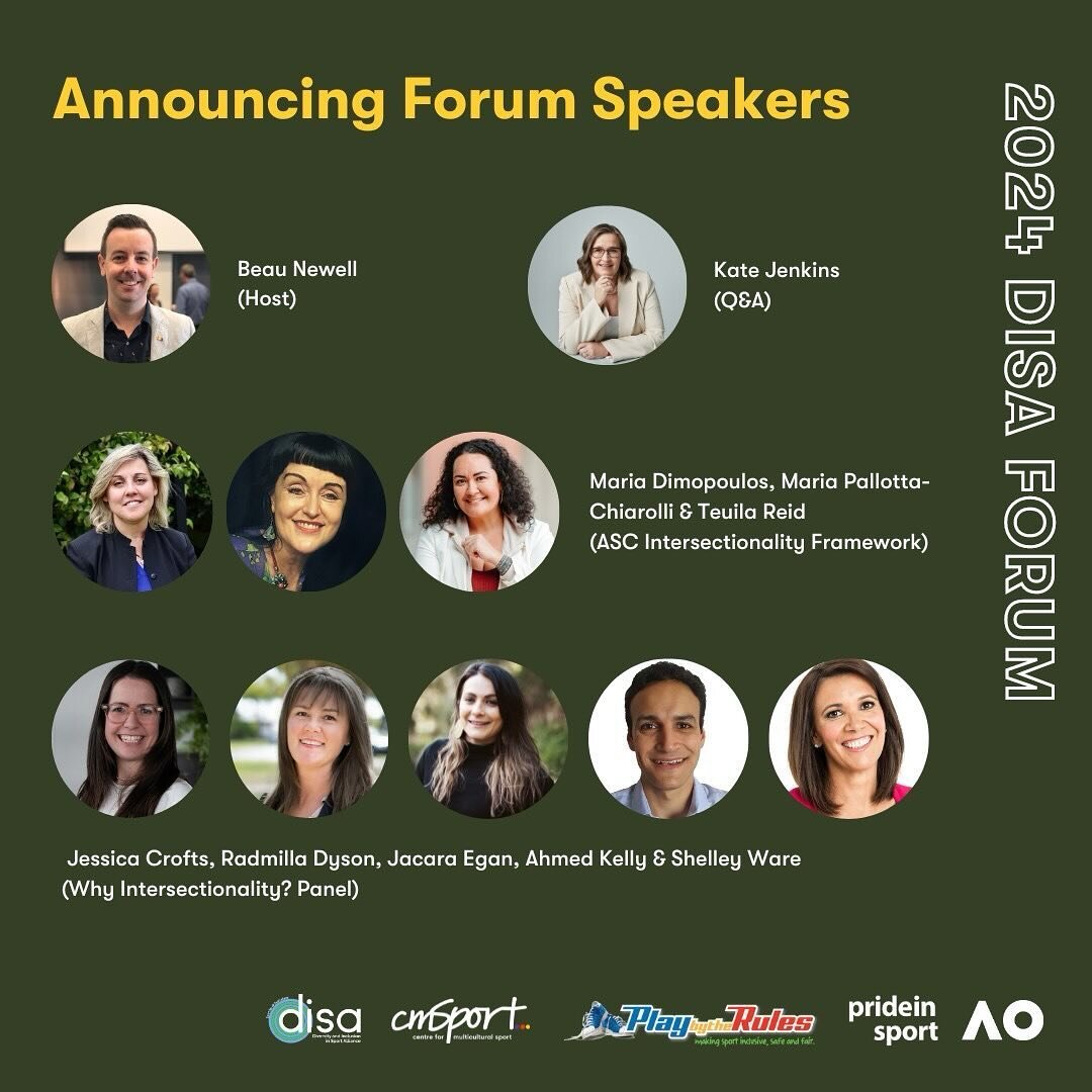 Join us and the incredible line-up of speakers at the 2024 Diversity &amp; Inclusion in Sport Forum!

For the 2024 DISA Forum, we&rsquo;ll be joined by an incredible line-up of speakers and moderators to discuss how inequality is not the outcome of i