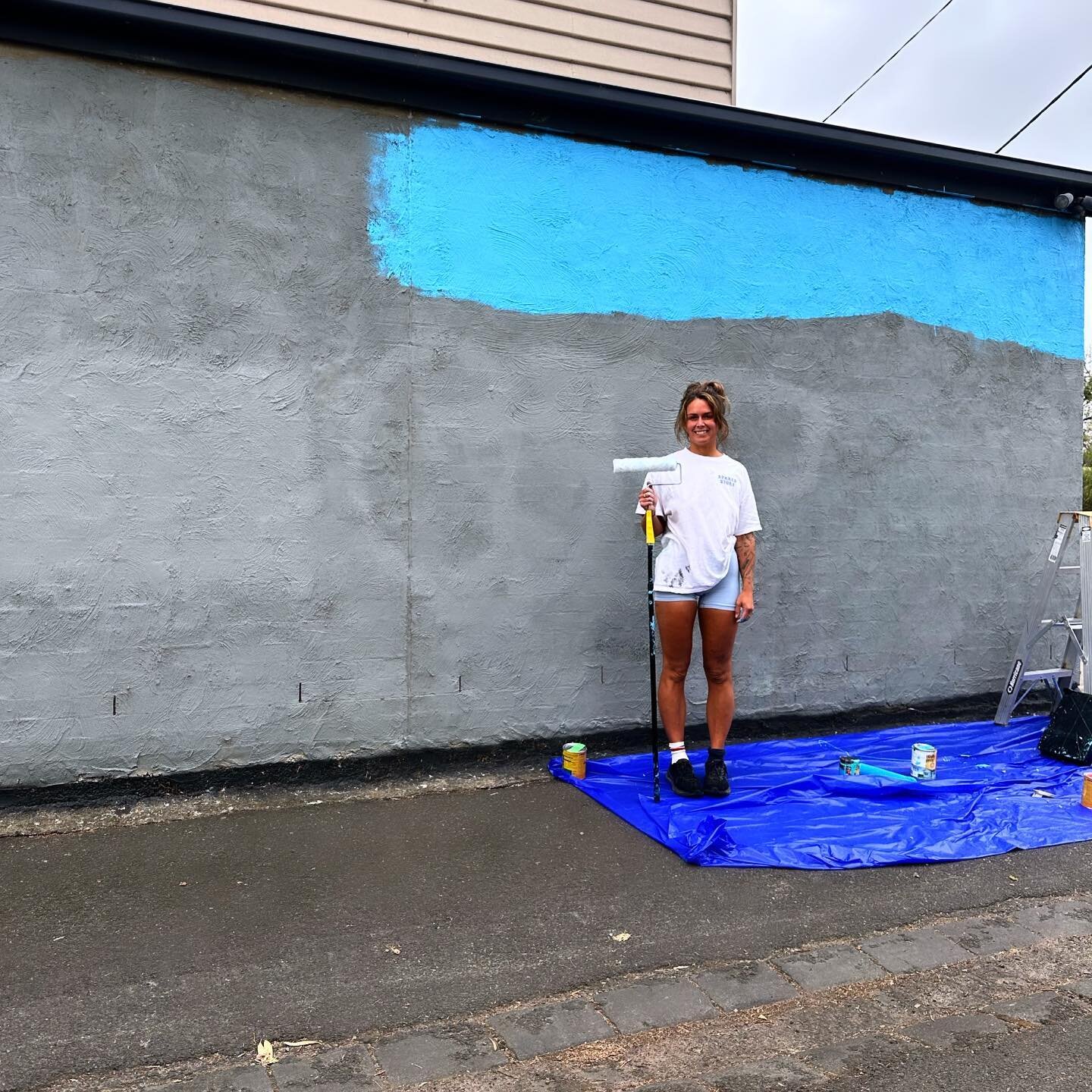 | BEFORE |

8x3 meter mural in G-Town 🥰💃 no rain dances today please 💃☀️