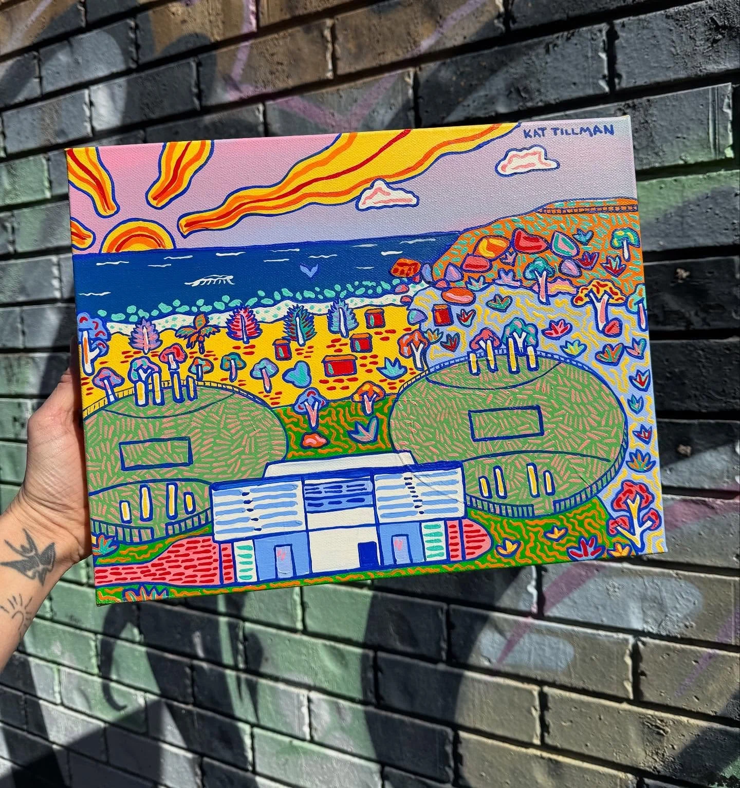| 2025 UNDER 16&rsquo;s BIRDROCK |

 🏉✨ A special commission from the team to their manager, featuring the club front and center and Bird Rock, Jan Juc in the background! 

Dm me if you&rsquo;d like to organise you very own commission :)