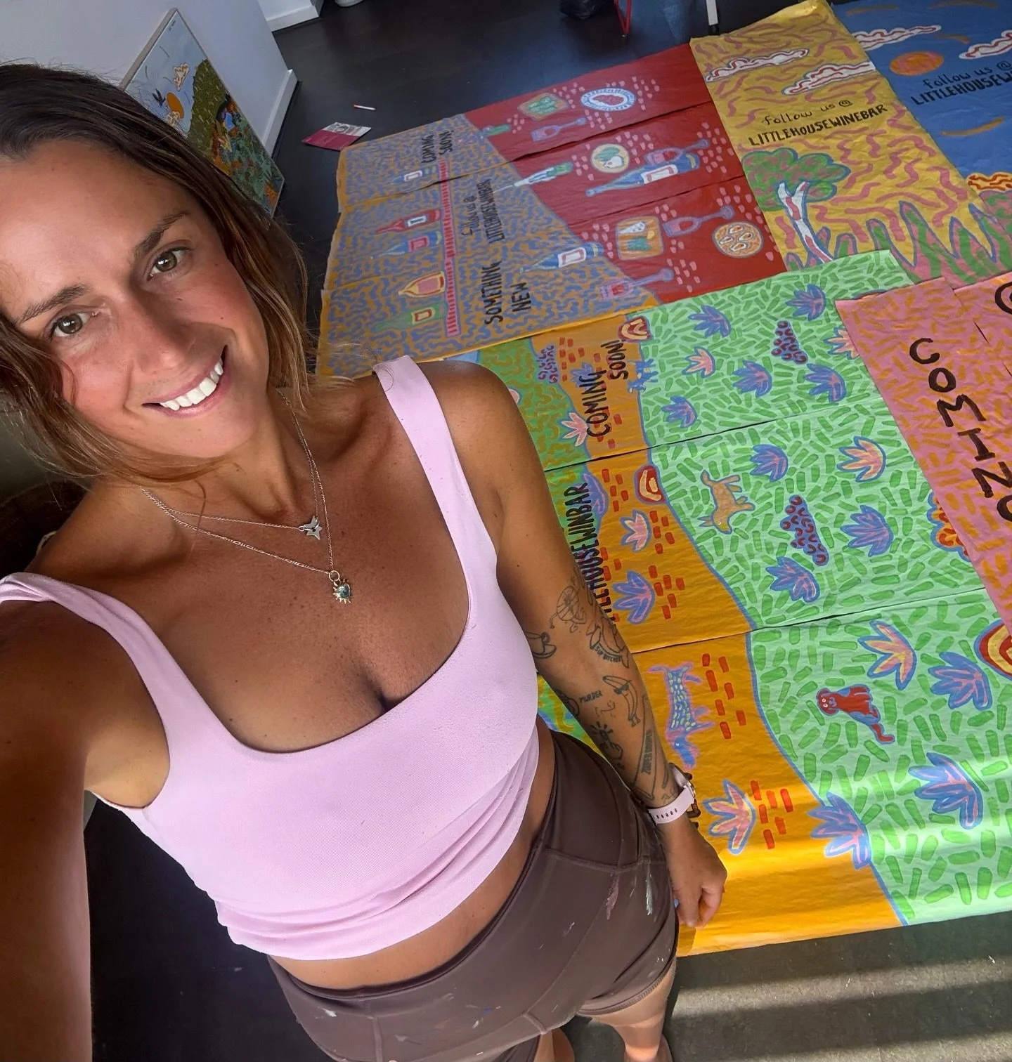 | ALL WILL BE REVEALED |

Next week! Unless you happen to walk down smith st! 
❤️❤️❤️