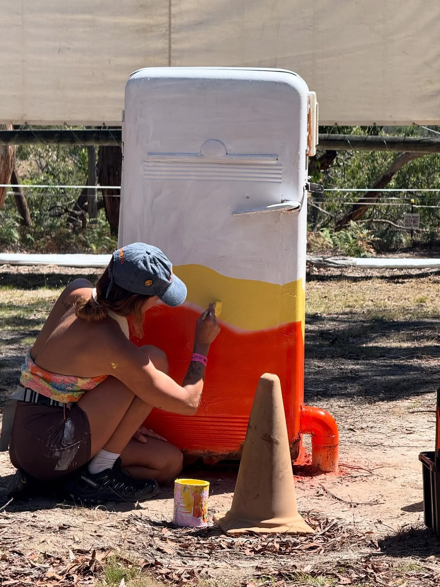 | Golden Plains |

Very grateful to Jim the movie man at Golden Plains and this little Kenwood fridge :) perfect pairing weather!