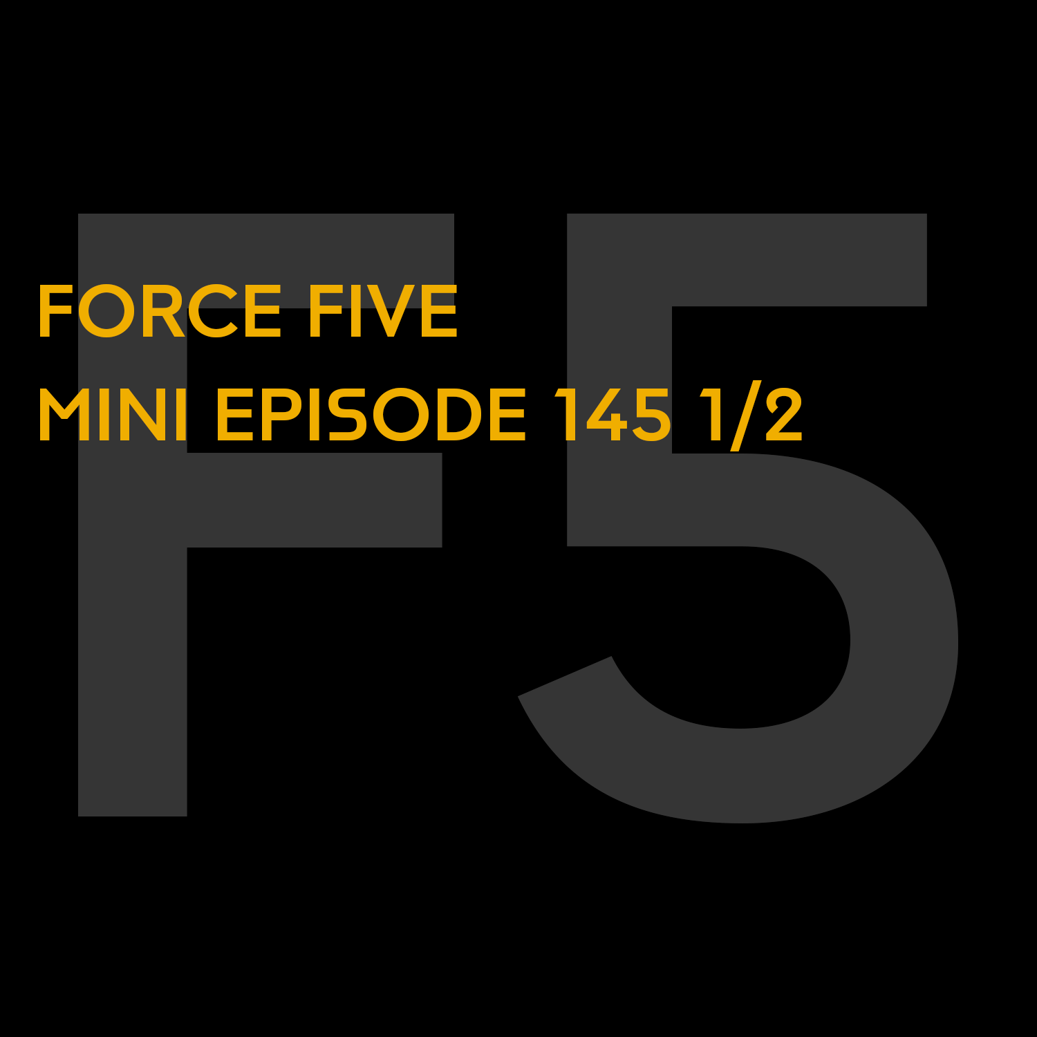 Mini Episode 145 1/2