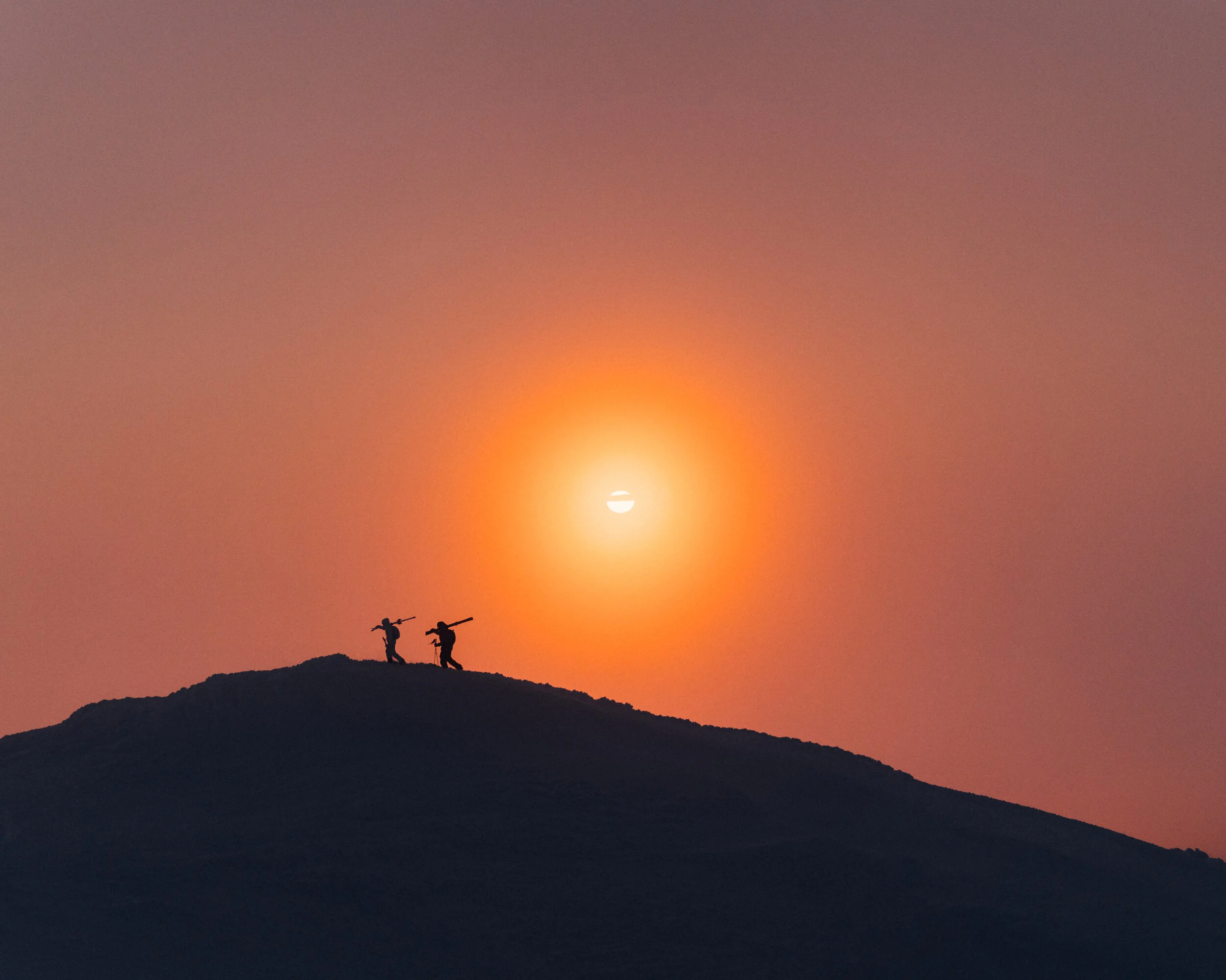 Moa & David on Åreskutan.