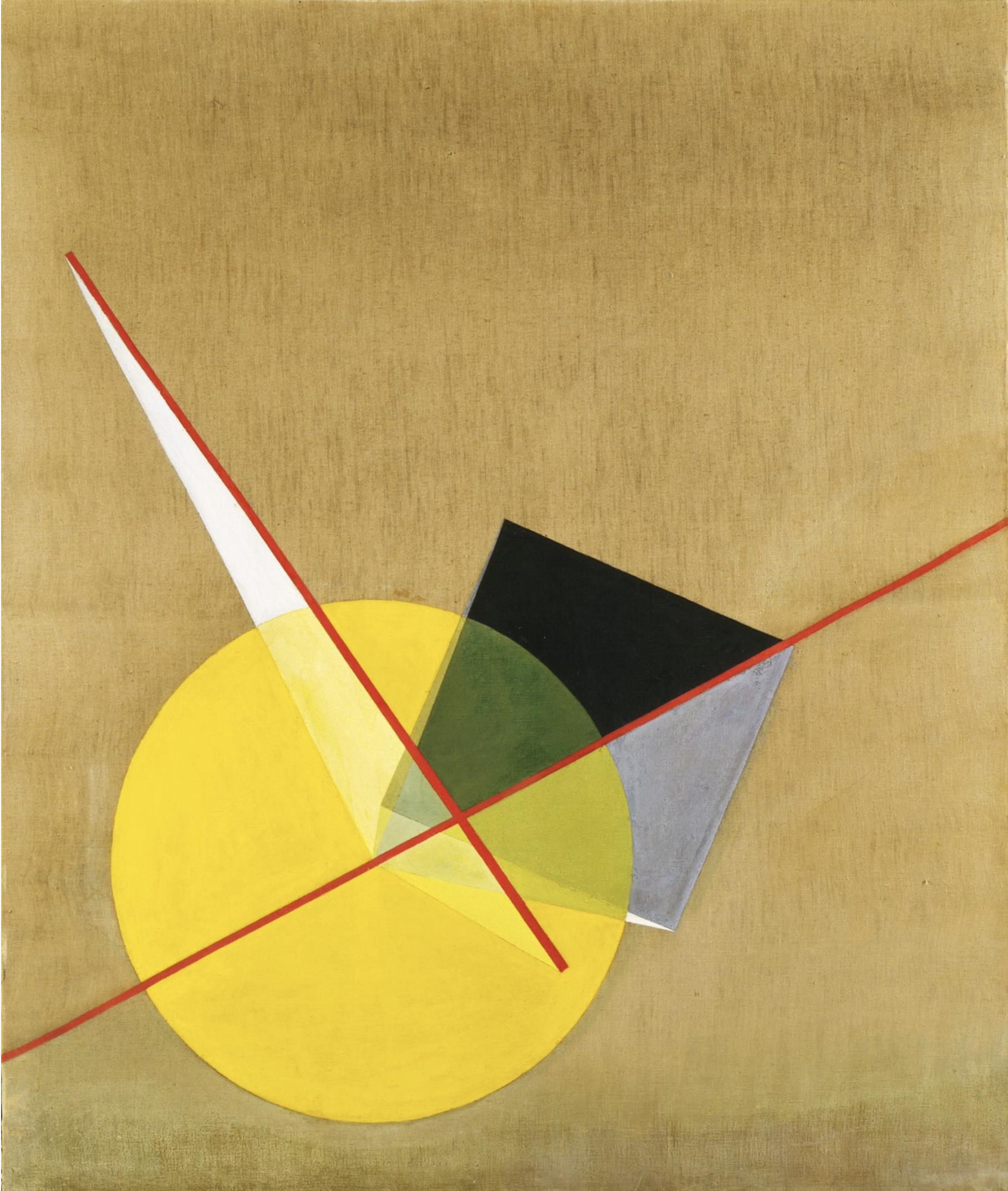 László Moholy-Nagy Yellow Circle 1921