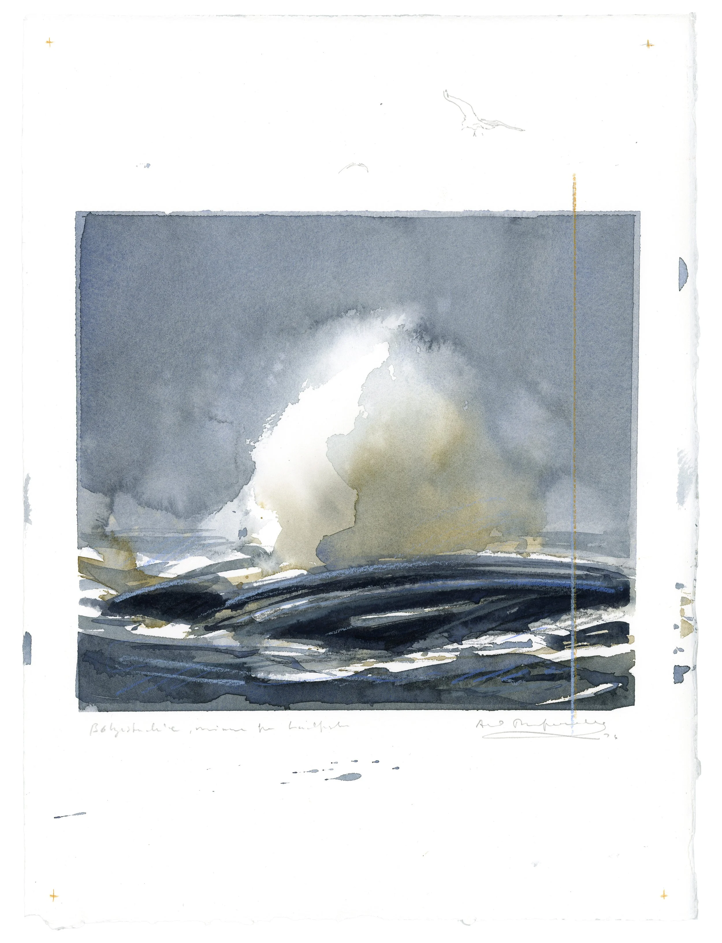 "Wave I" 2026

Watercolor on paper
38x28 cm
