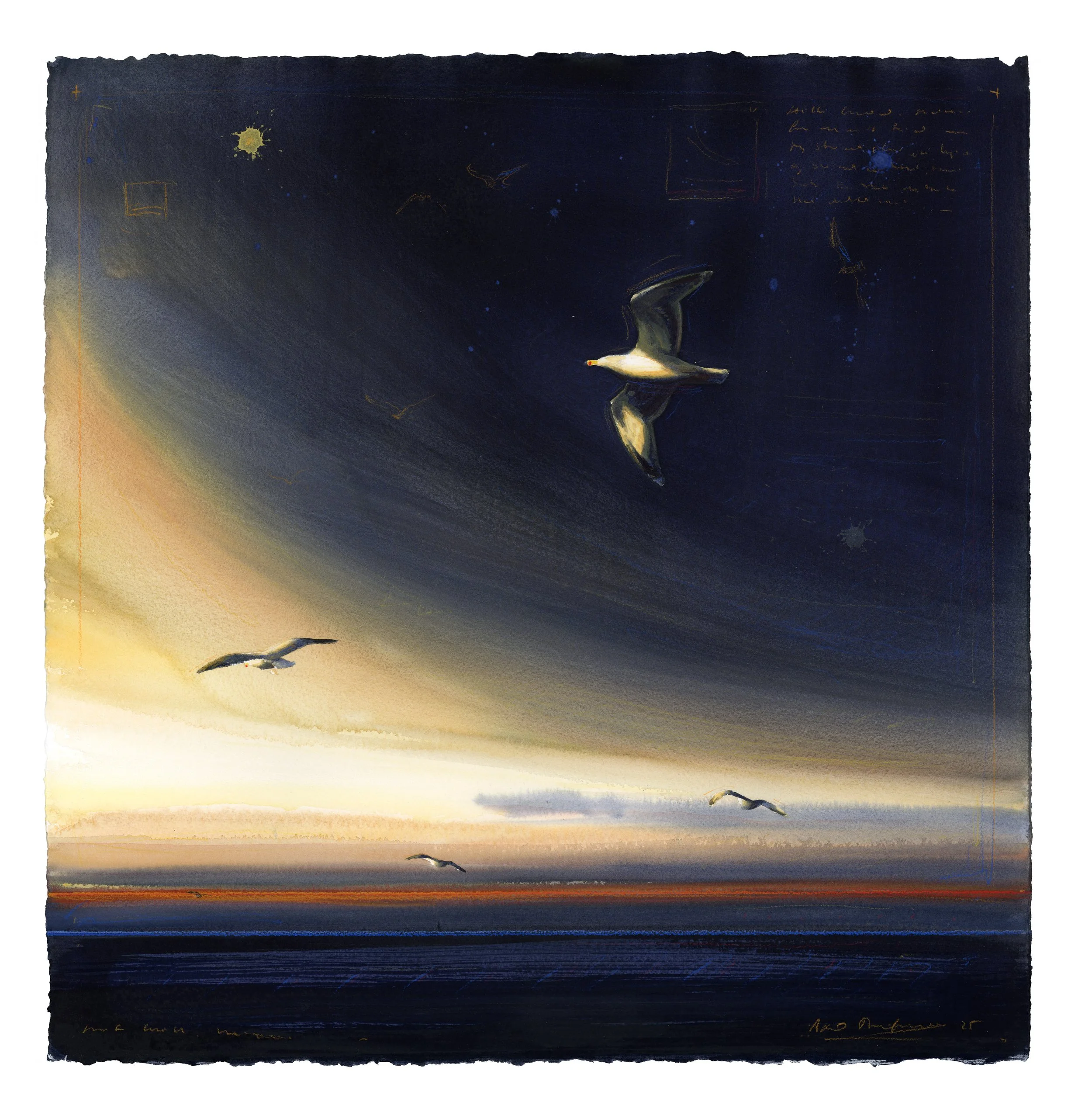 "Evening" 2025

Watercolor on paper
56x56 cm