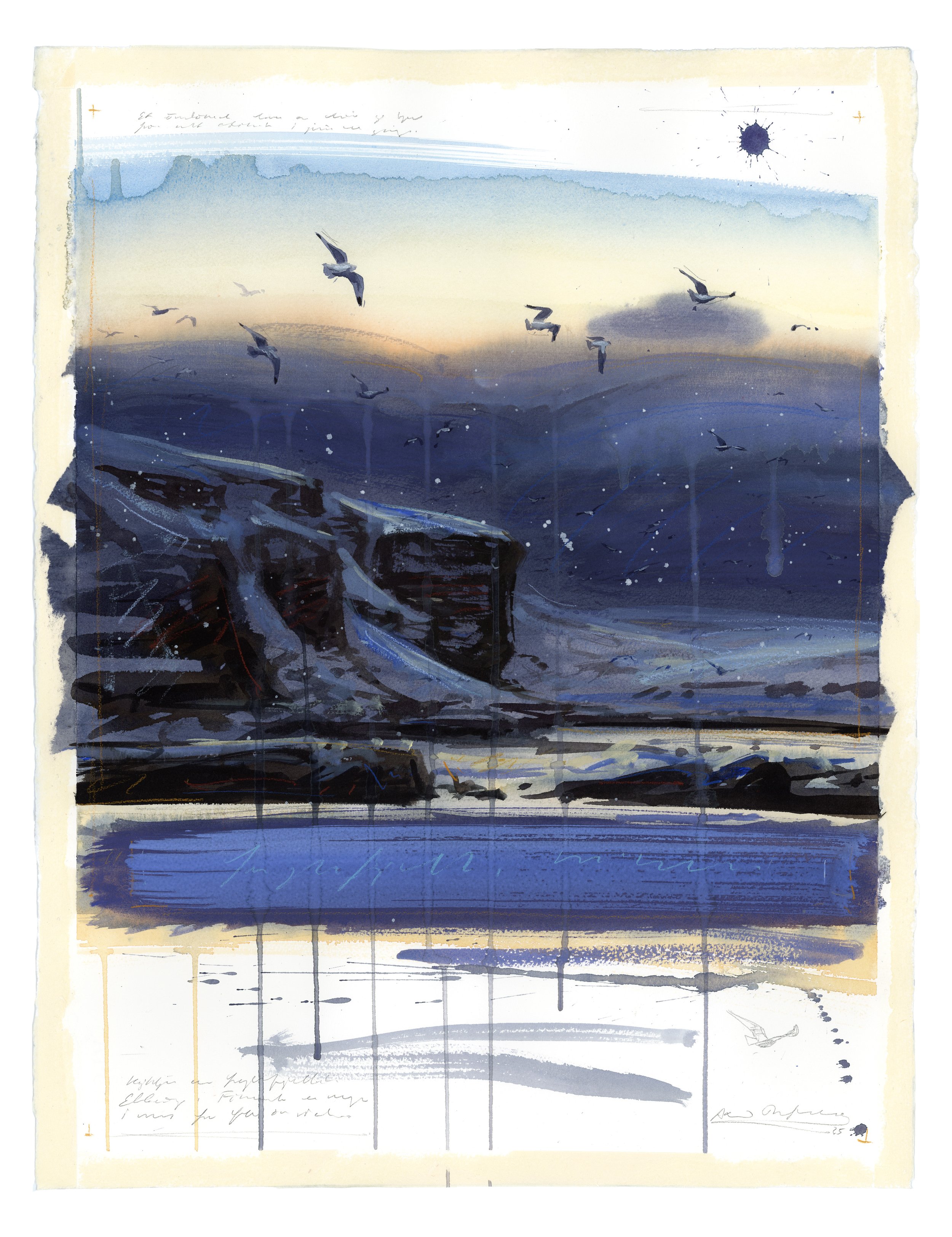 "From Ekkerøy" 2025

Watercolor and gouache on paper
64x50 cm