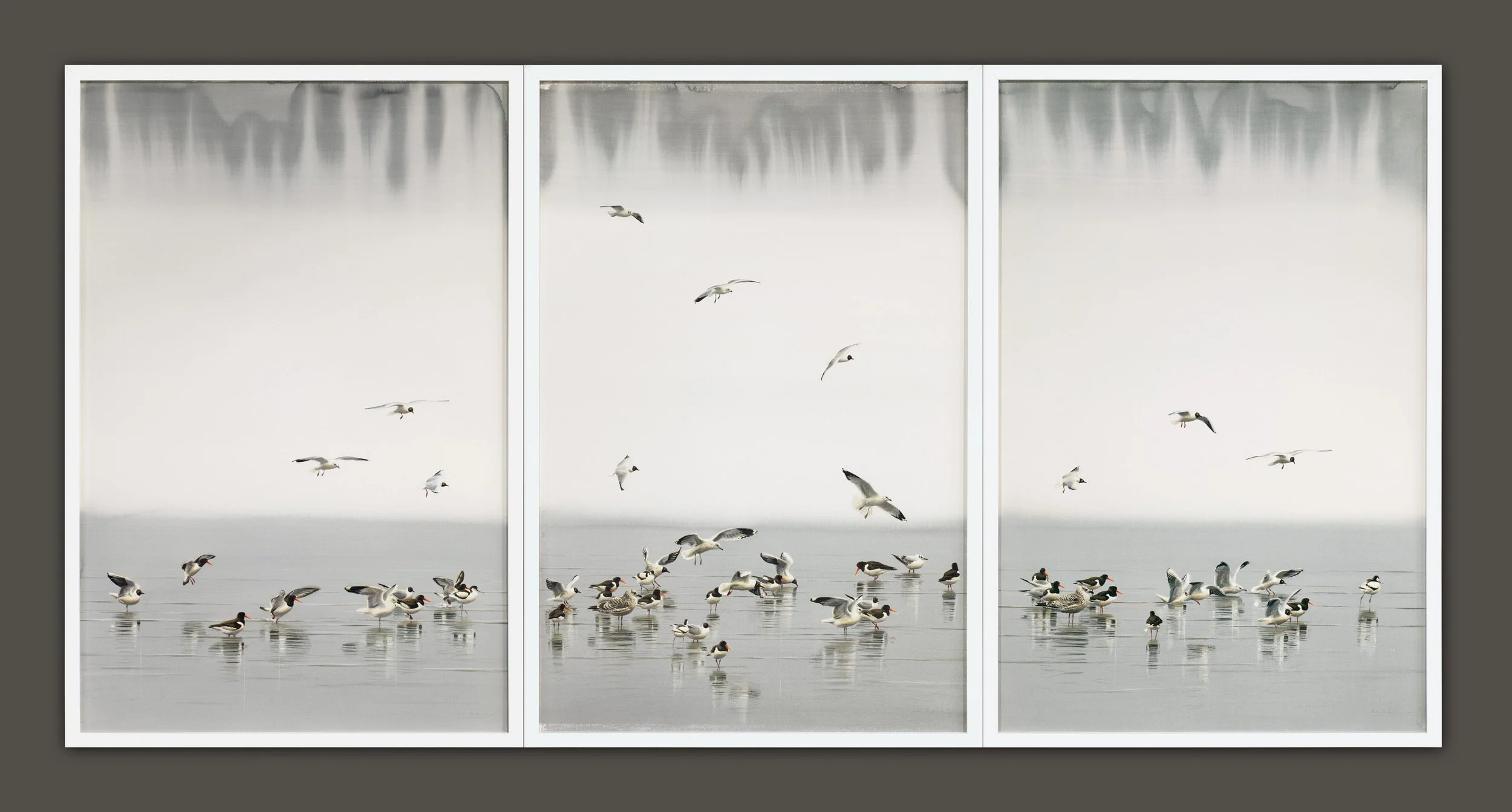 "Window to the beach" 2025

Watercolor and gouache on paper
Triptych, ca. 160x330 cm