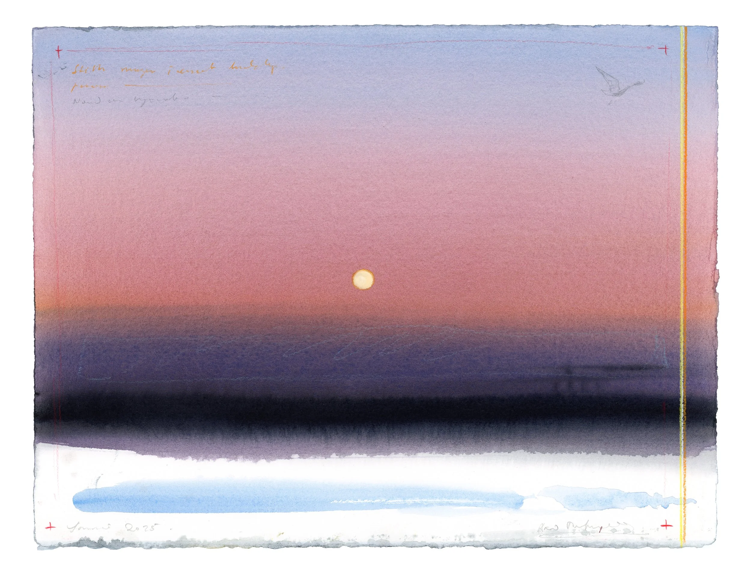 "Winter evening II" 2025

Watercolor on paper
28x38 cm