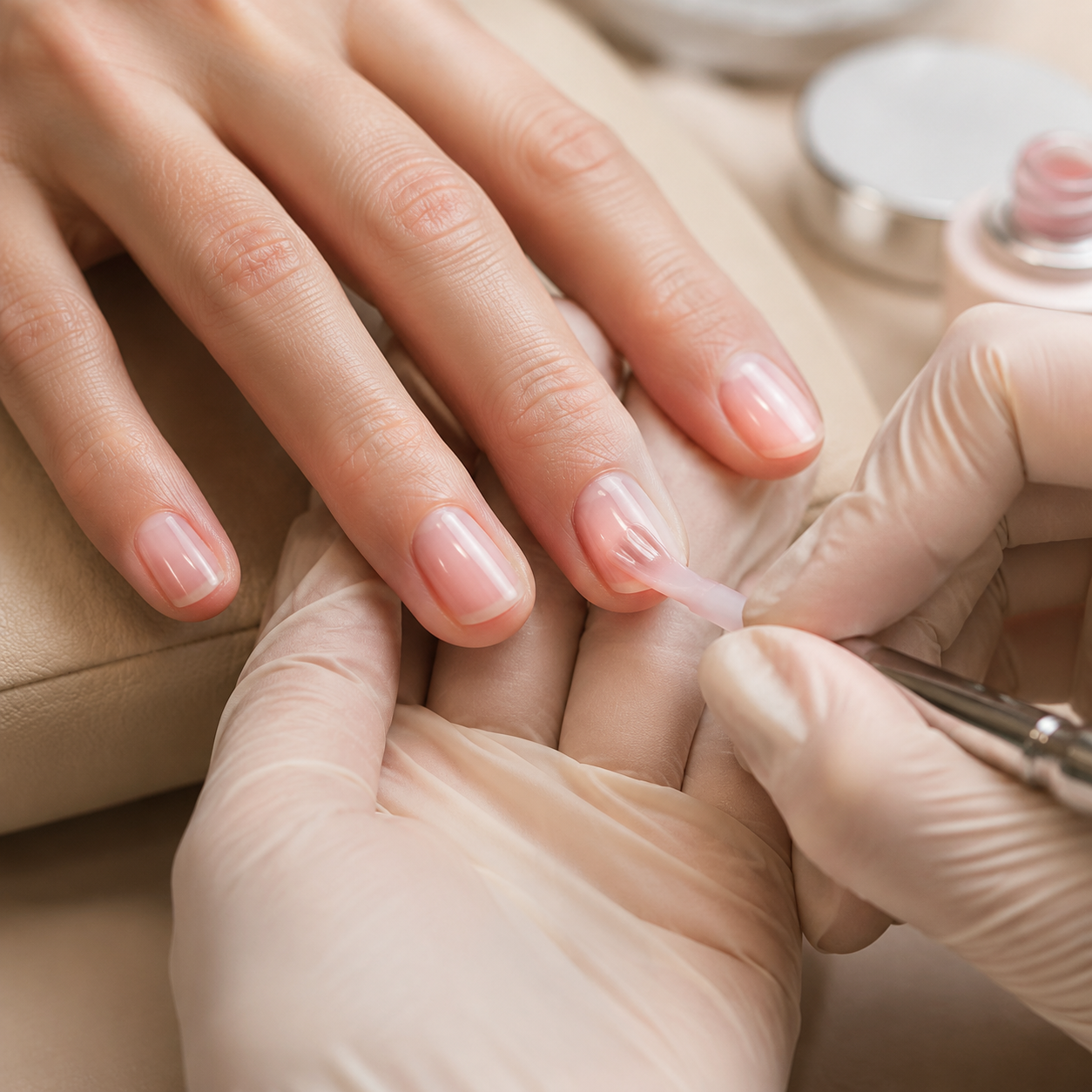 “BIAB behandeling op natuurlijke nagels in Amsterdam-Osdorp