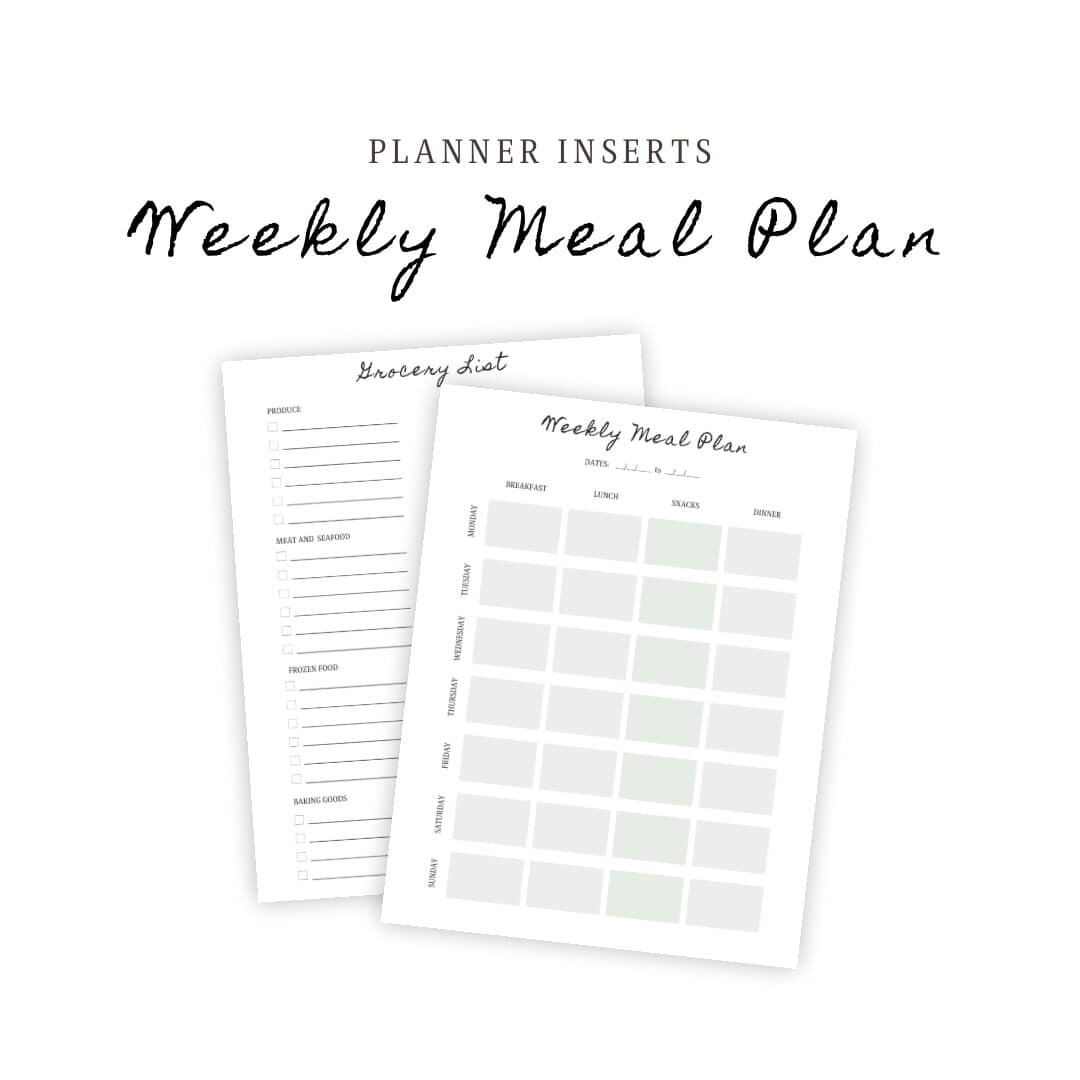 It&rsquo;s always a good time to add a meal plan to your weekly planner. 
Because nobody wants to eat Thanksgiving leftovers for 7 days straight.