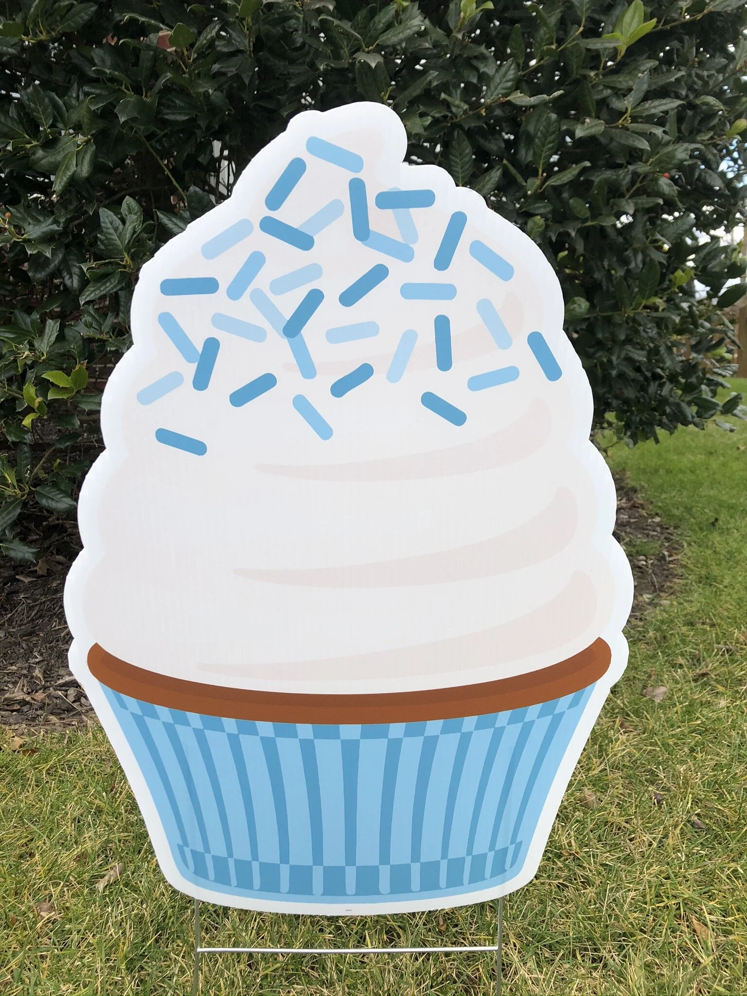 Blue cupcake