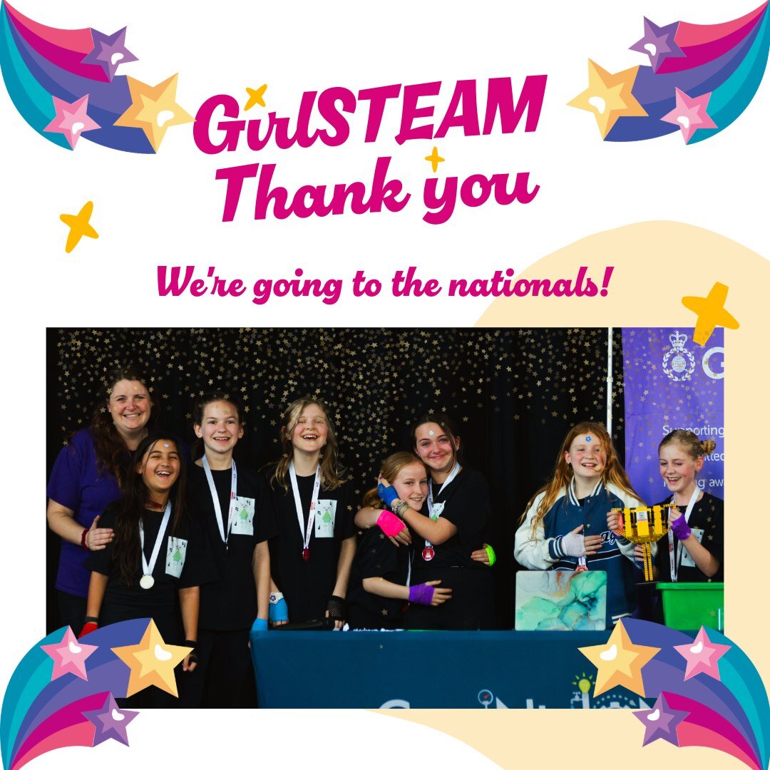 Thank you, thank you, thank you! 

The GirlSTEAM have met their fundraising target and are heading to the FIRST LEGO League UK National finals in Harrogate later in the month! 

Bude, you've really outdone yourself! We've had the most incredible resp