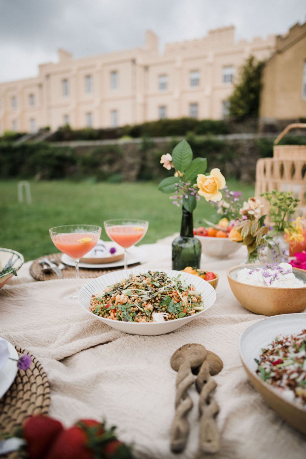Sustainable elopement wedding ideas and inspiration at Pentillie Castle by Liberty Pearl Photography.jpg