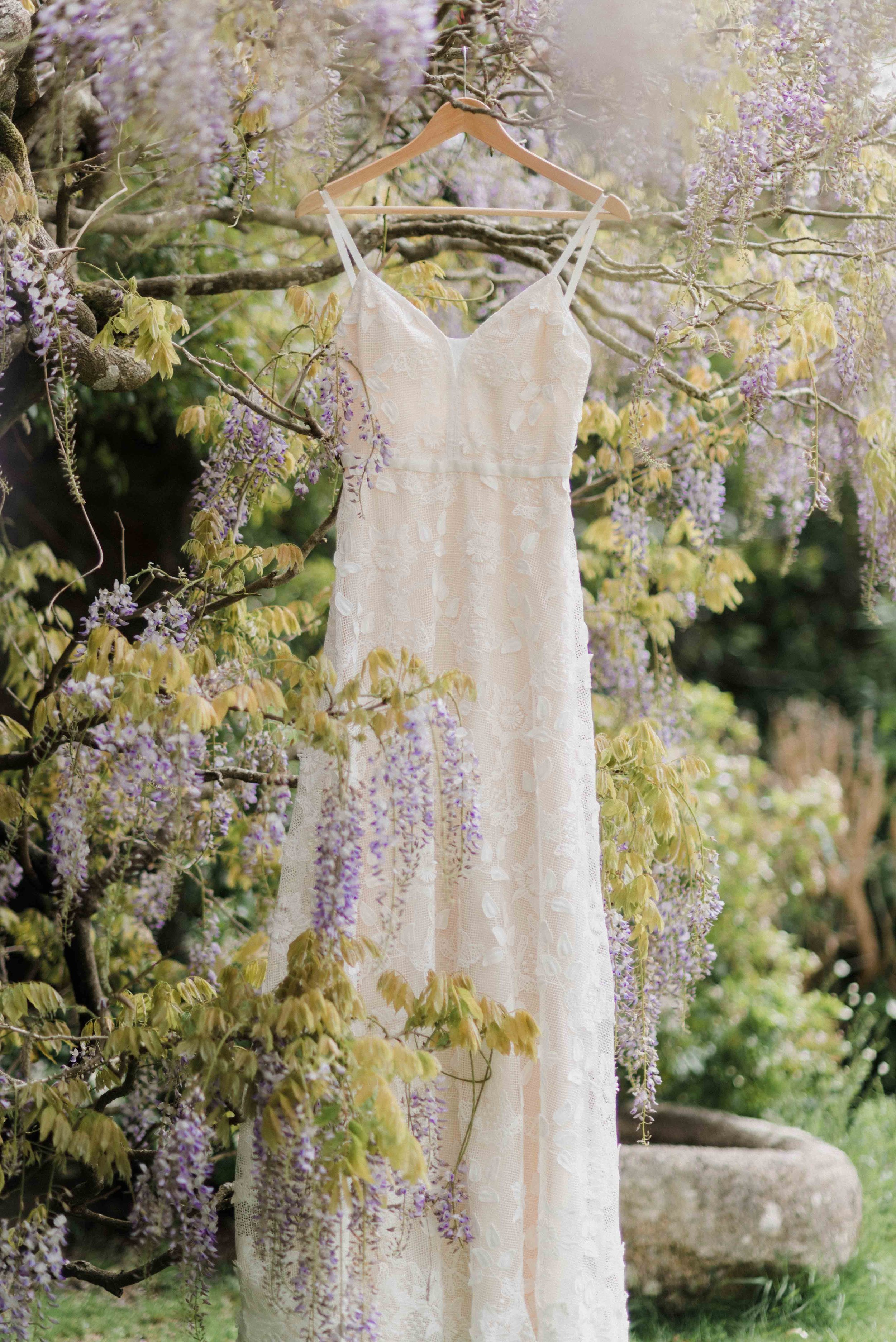 Pre-loved bridal gowns for a sustainable wedding at Pentillie Castle in Cornwall by Bridal Reloved.jpg