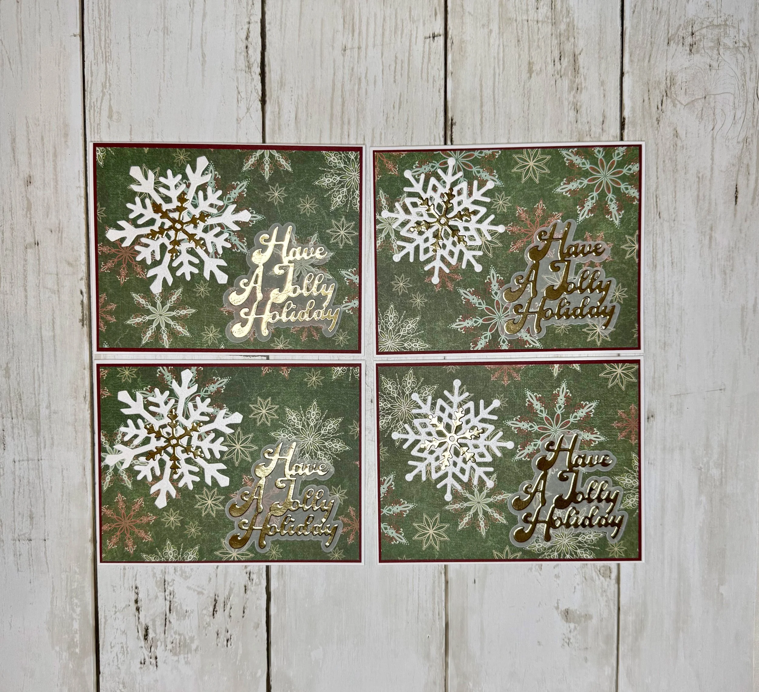 Have a Jolly Holiday - set of 4