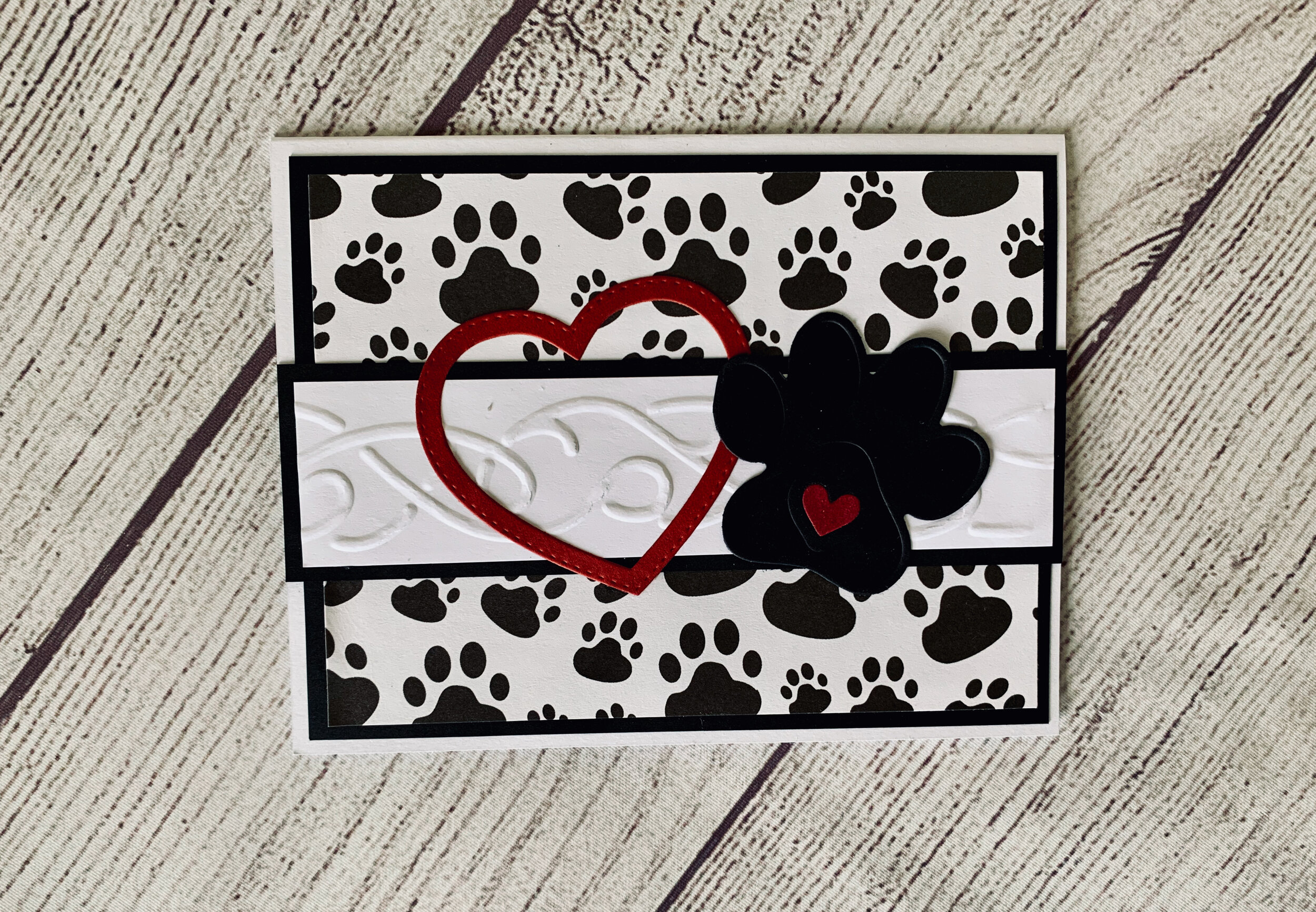 Pet Sympathy/Paw- Single Card