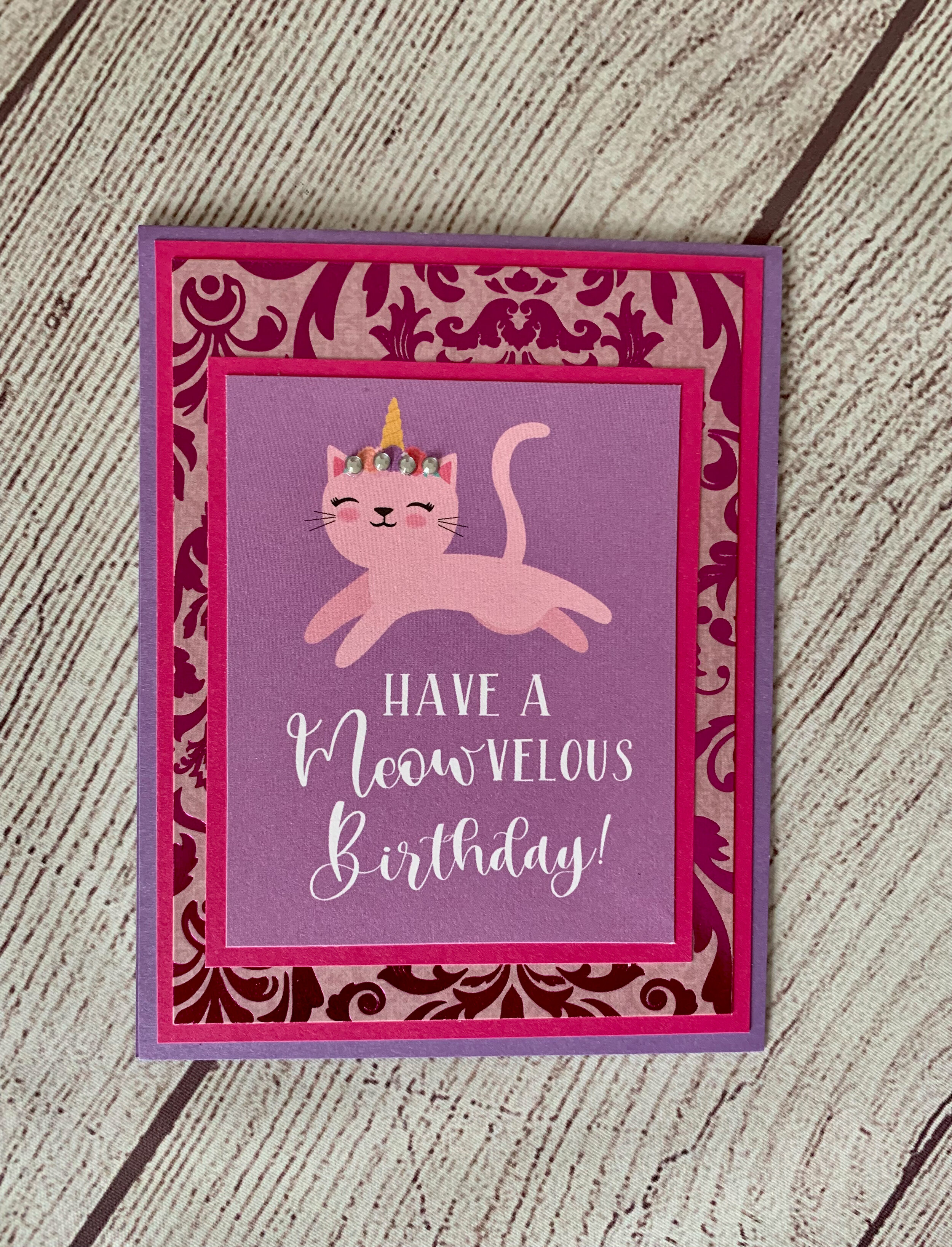 Have a Meow-velous Birthday - Single Card