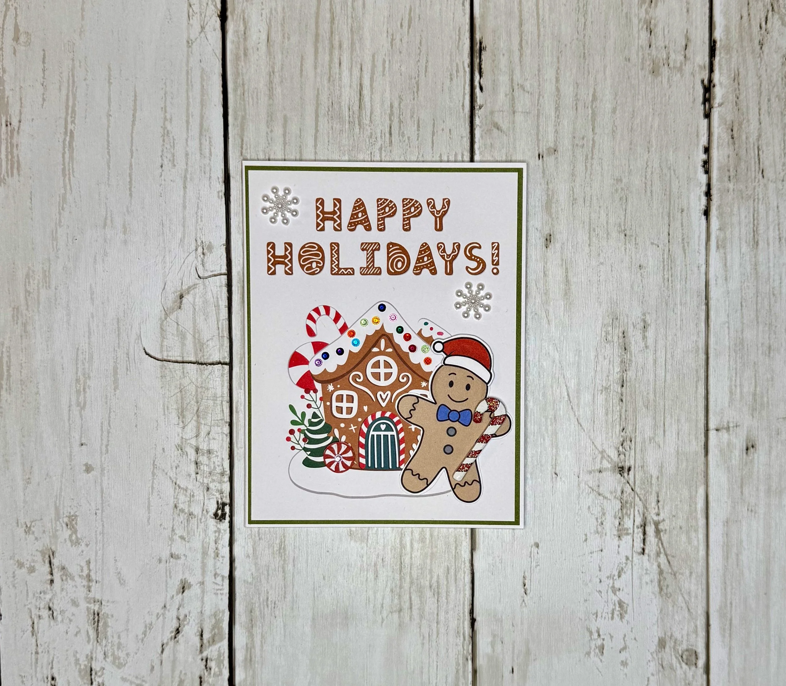 Happy Holidays - gingerbread man