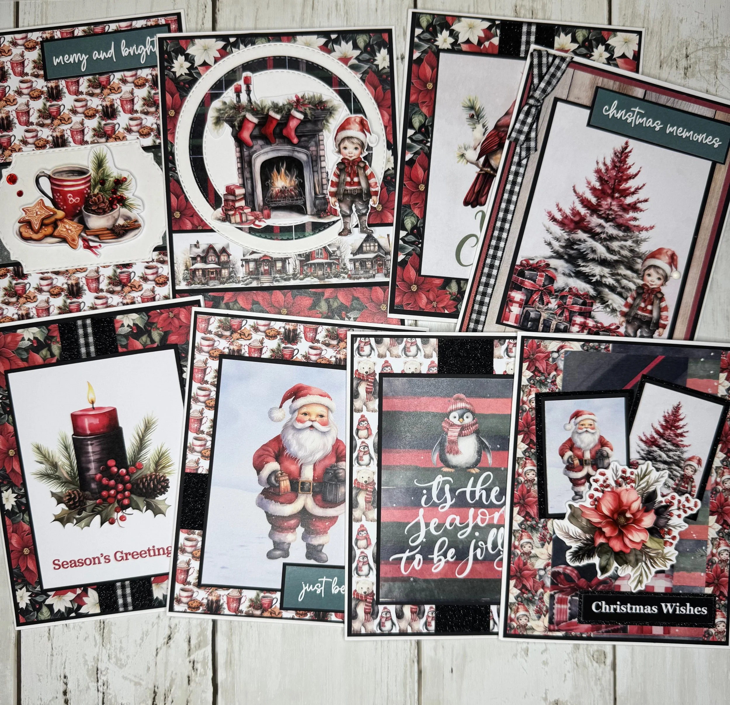 Merry and Bright - Set of 8