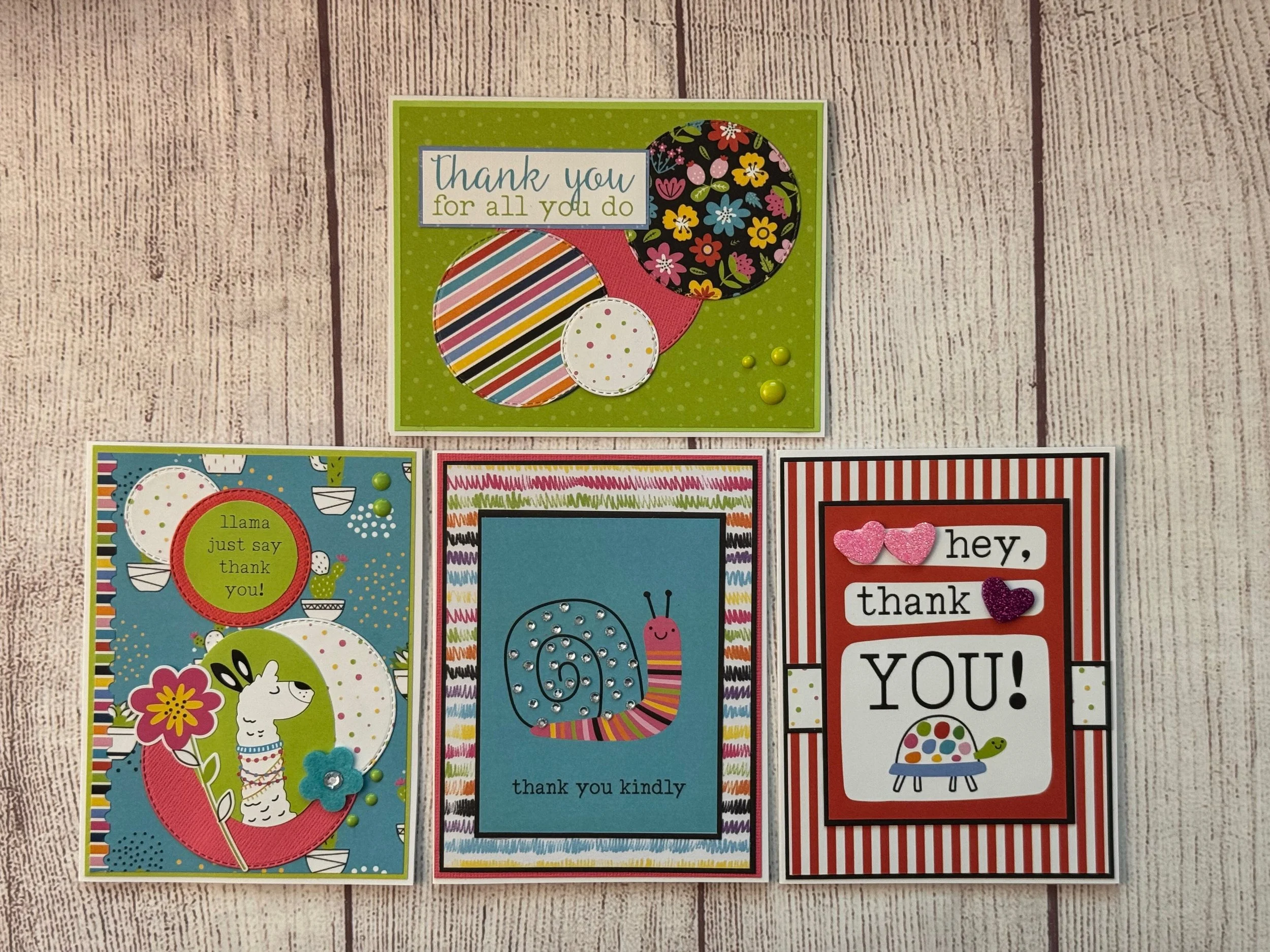 Thank you - 4 card set