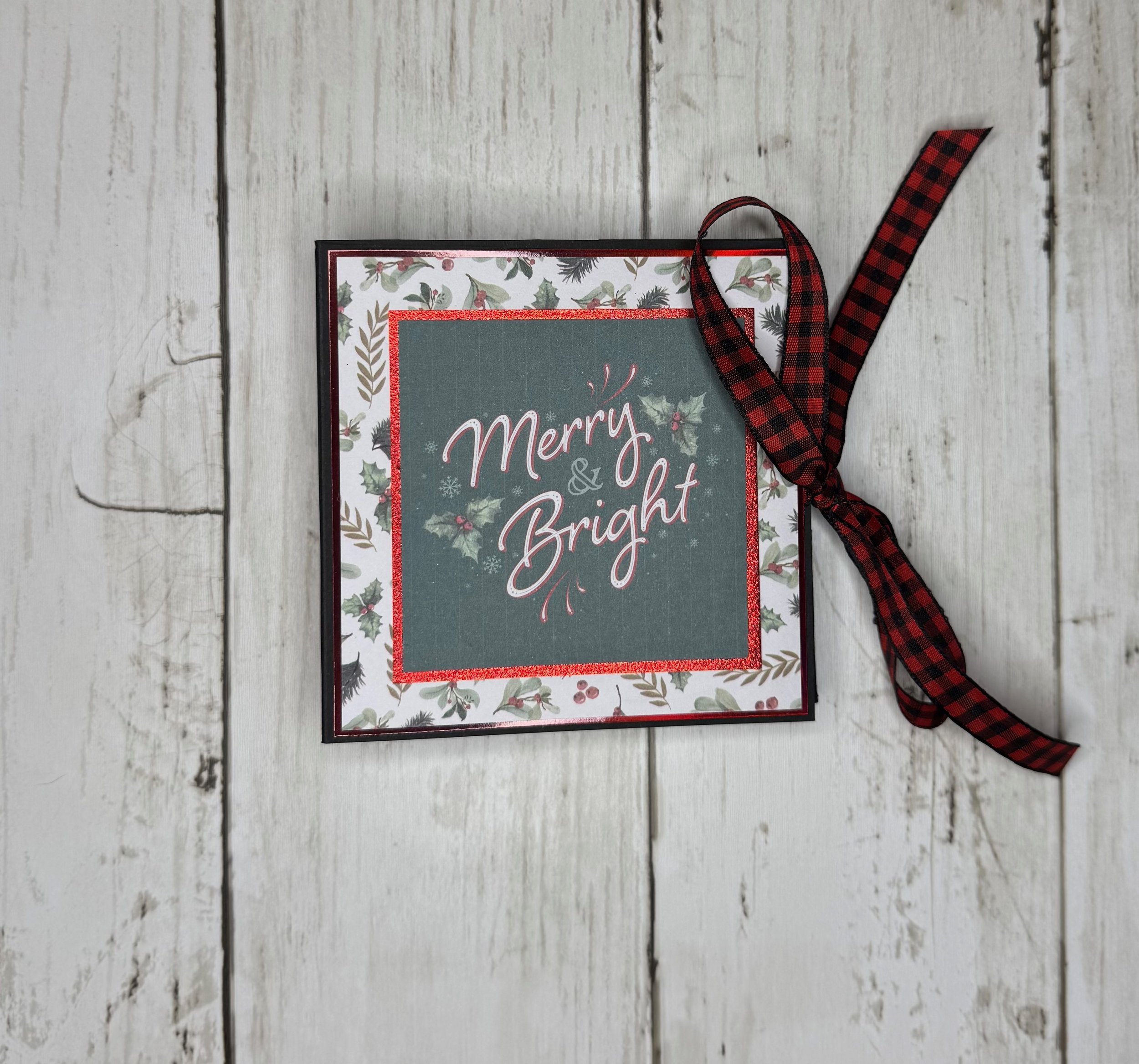 Merry and Bright - 4x4 Mini Memory Album
