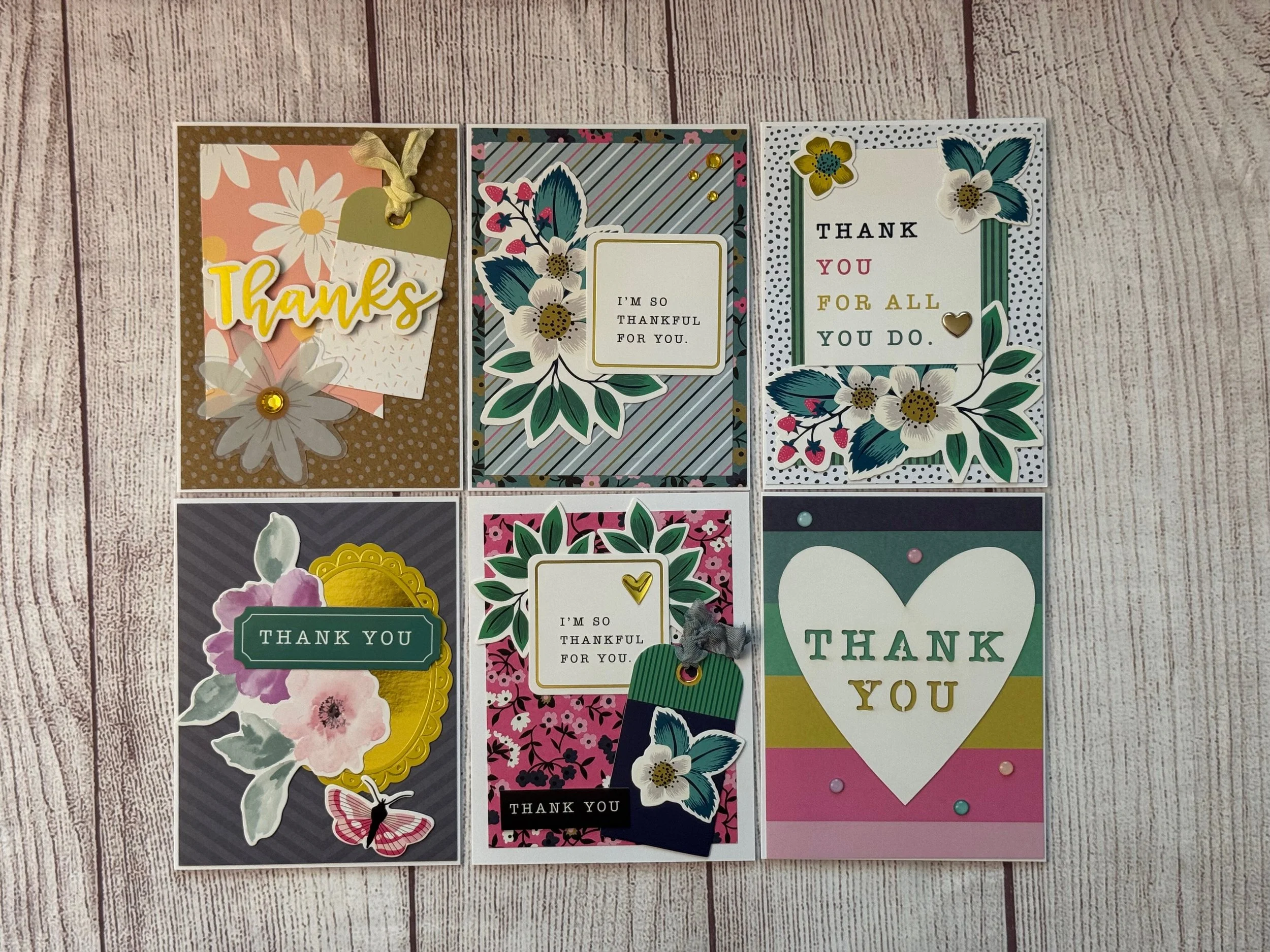 Thank you - 6 card set