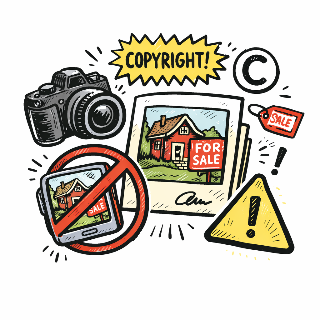 Using Someone Else’s Sale Photos or Videos to Resell Property Can Be Copyright Infringement