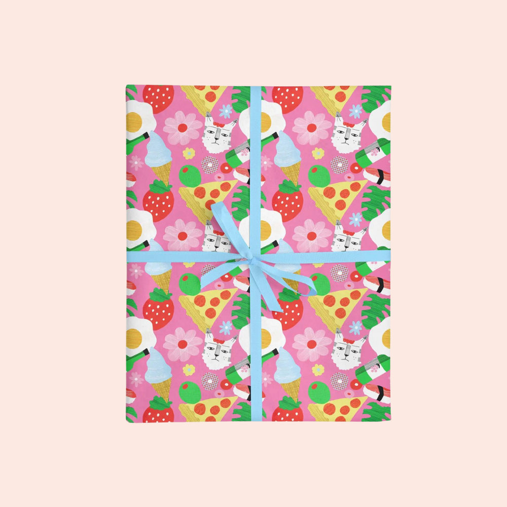  HEALLILY 60 Sheets Wrapping Paper Flower Gifts Gift
