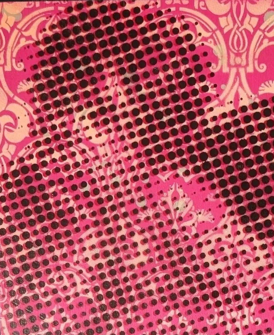 beautiful little painting b the dotmasters its only paper