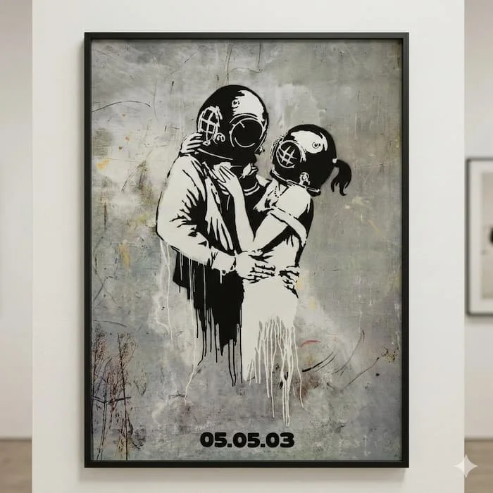 Banksy Think Tank Art Print