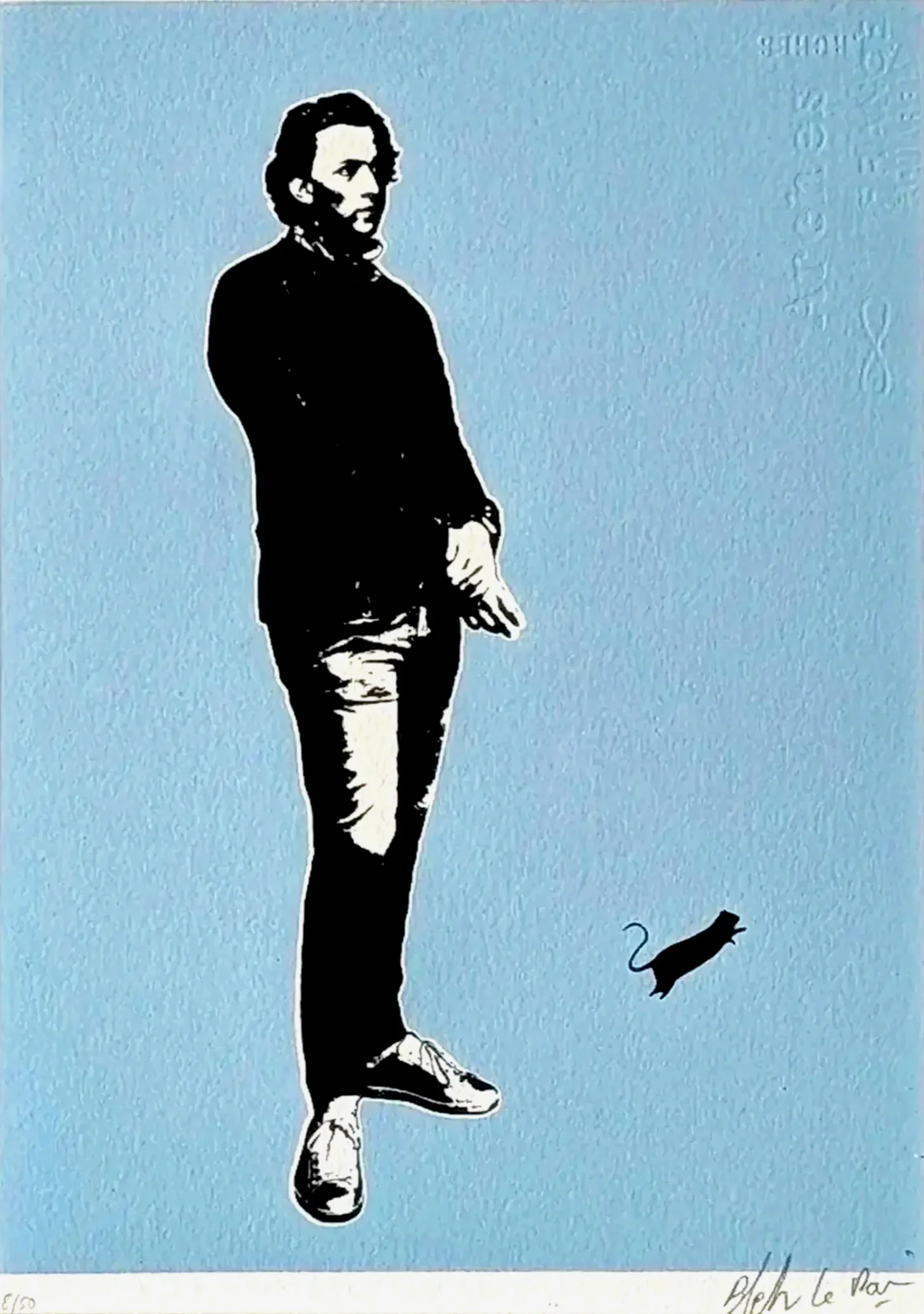 Blek le Rat Frederic Chopin Serigraph