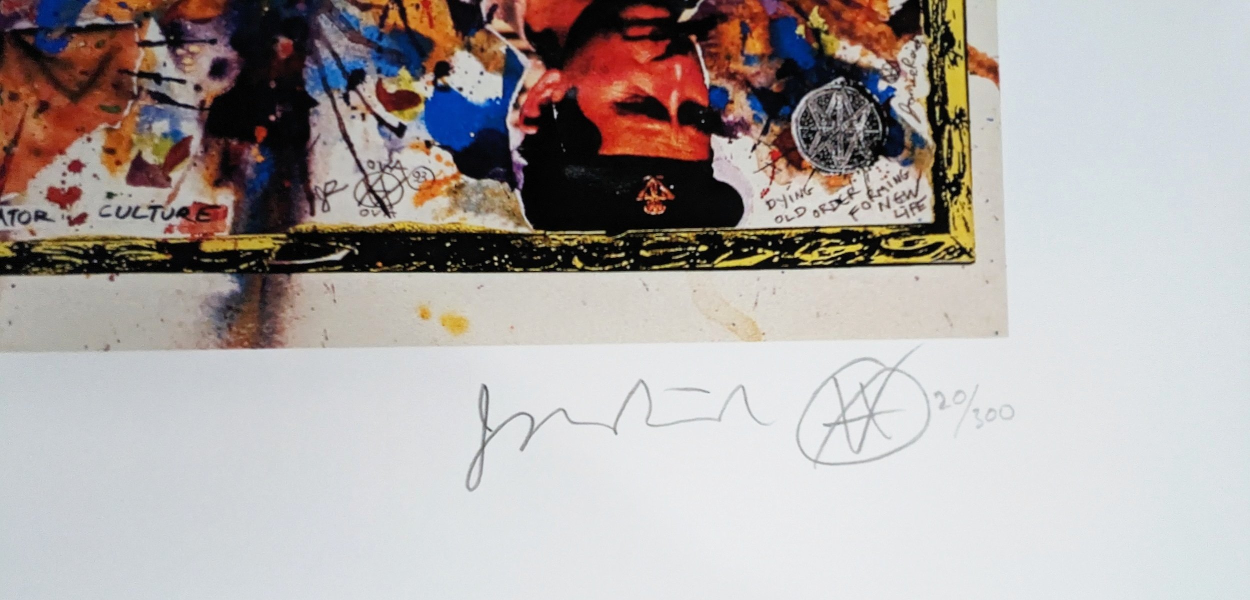Jamie Reid - God Damn Them All - Supersized Digital Print Signed Numbered 20
