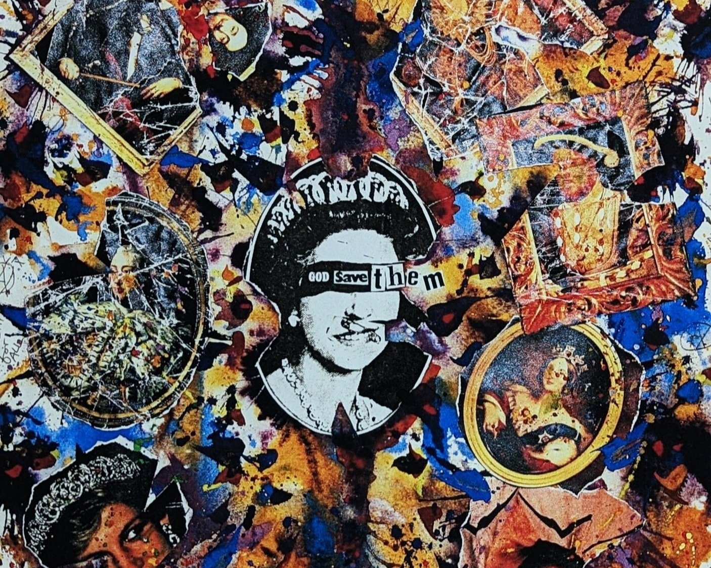 Jamie Reid - God Damn Them All - Supersized Digital Print Signed Numbered 20