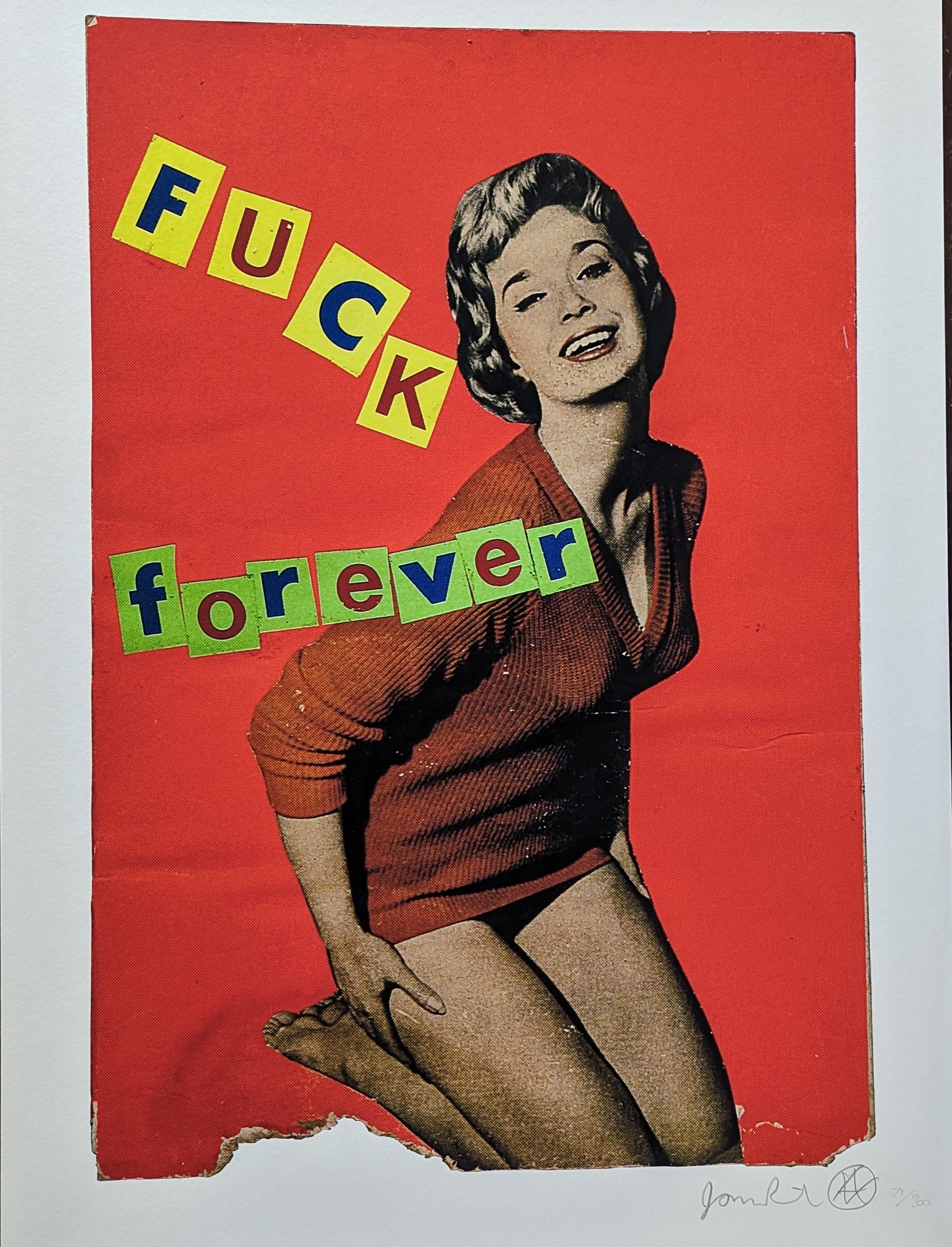 Punk Jamie Reid Fuck Forever Sex Pistol Classic