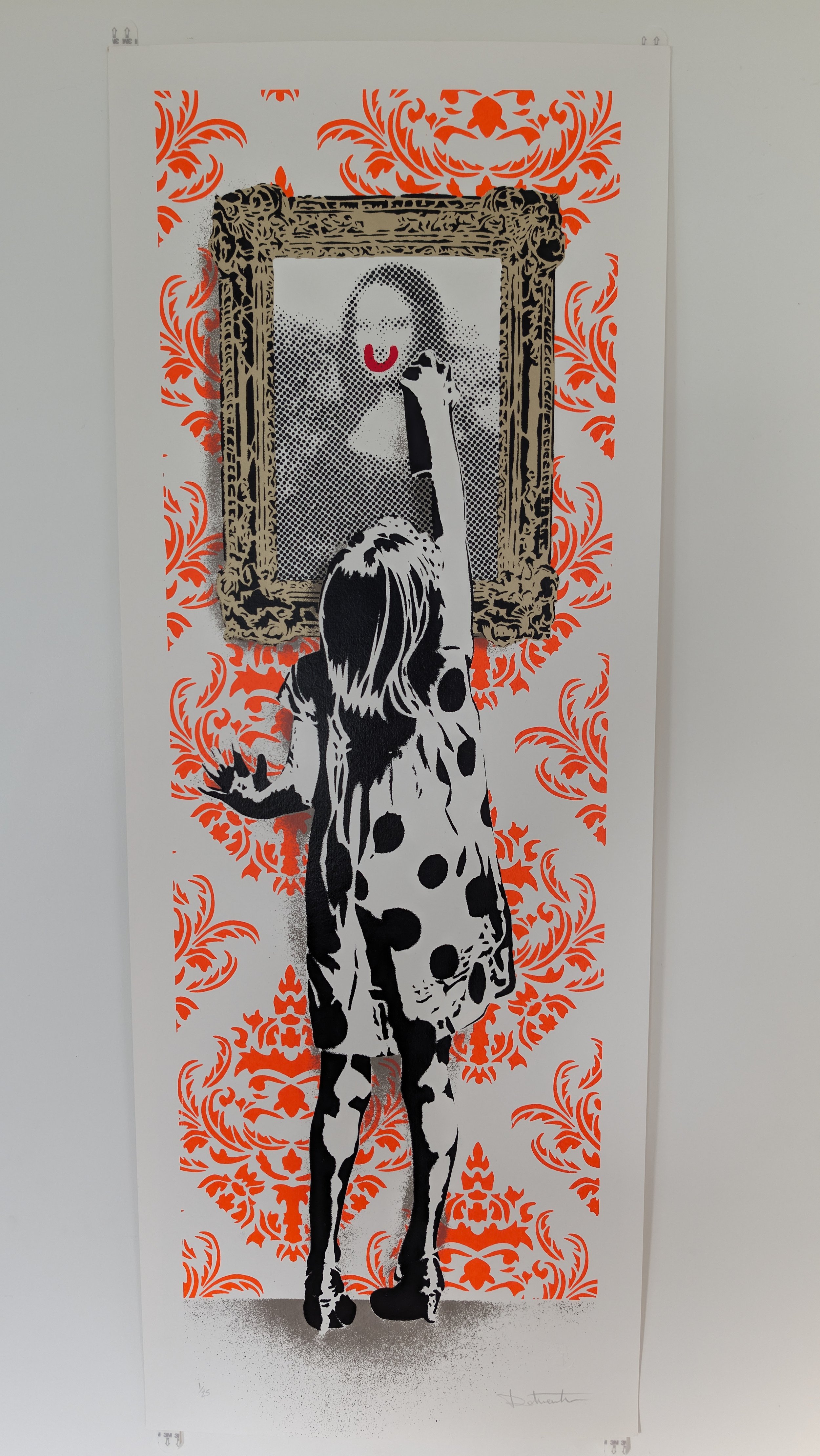 Indigo Gets Up by Dotmaster Signed limited edition numbered one.no 1.