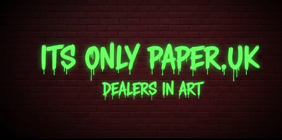 its only paper uk art gallery dealers in street and contempory art
