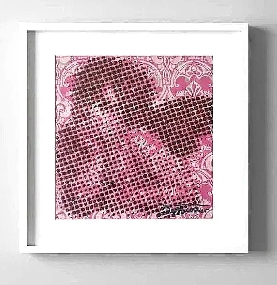 2 tone painting spray paint and stencil of a Cherub or Angel in contemplation and thought. Signature of the artist in stencil and spray paint bottom right.jpg