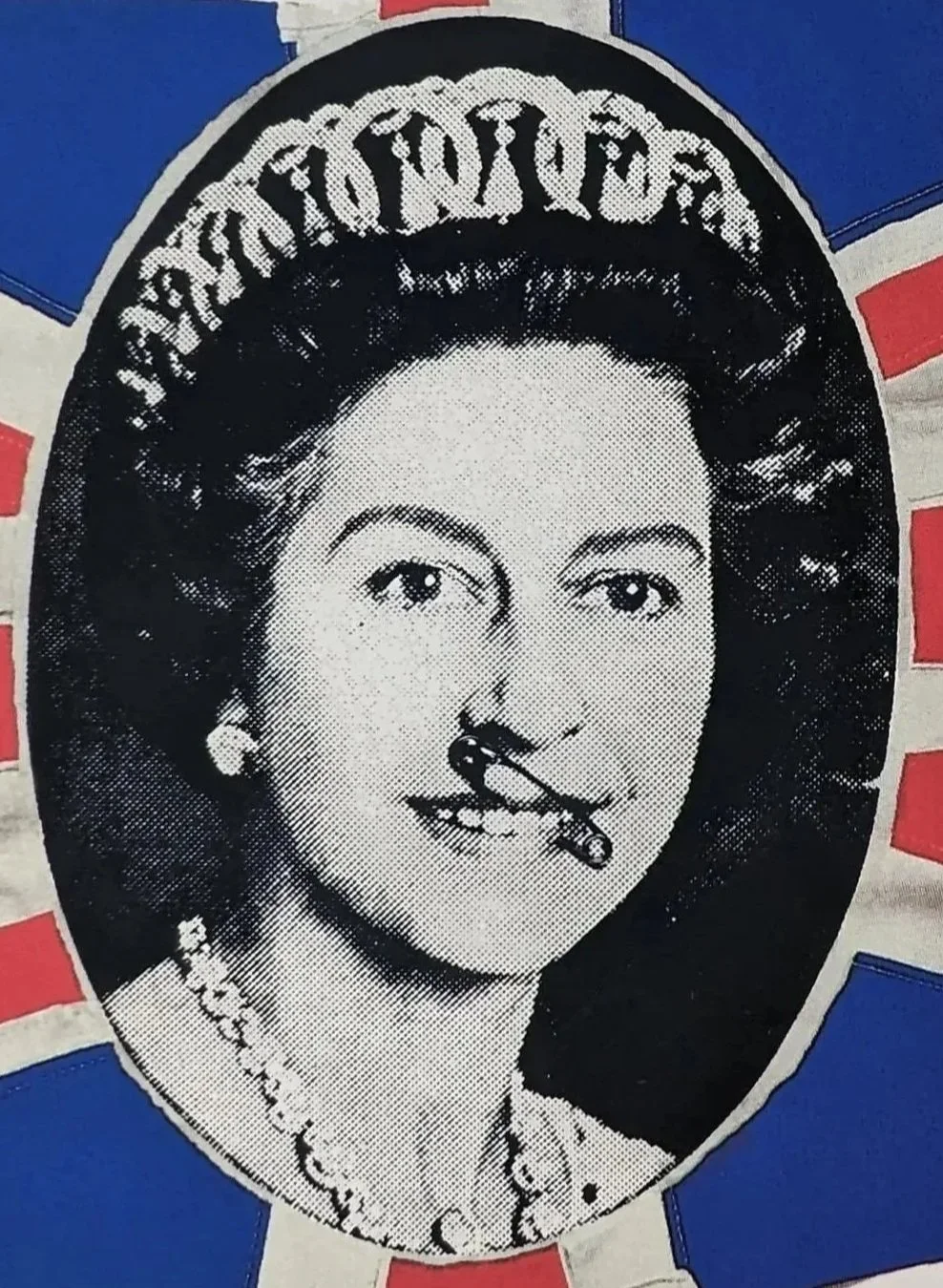 Jamie Reid " God Save The Queen" GSTQ Giclee.