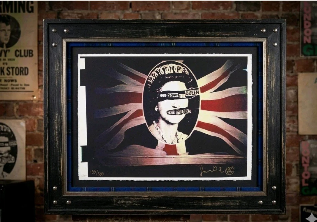 Jamie Reid God Save The Queen - Rogue Materials