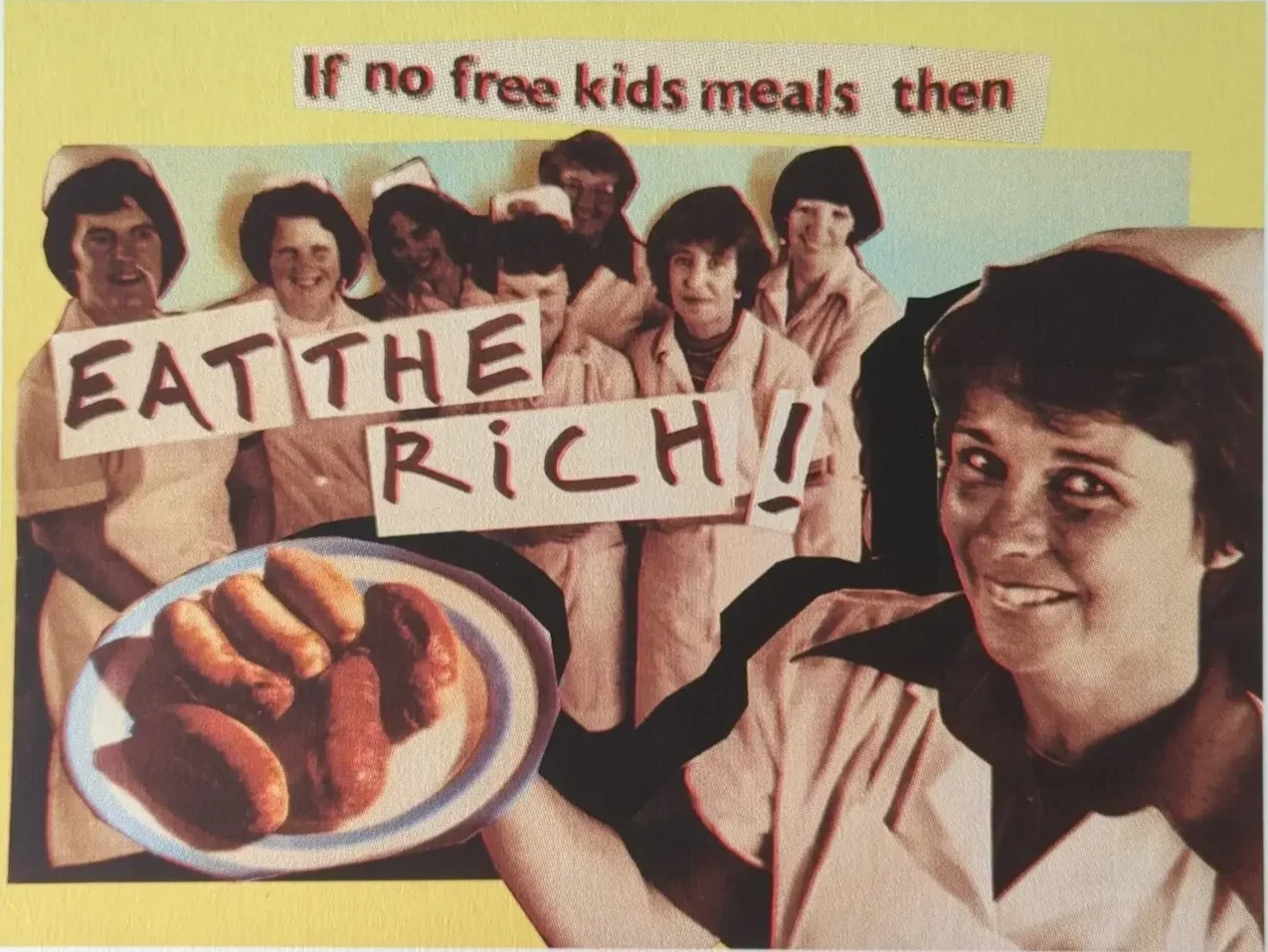 Jamie Reid EAT THE RICH