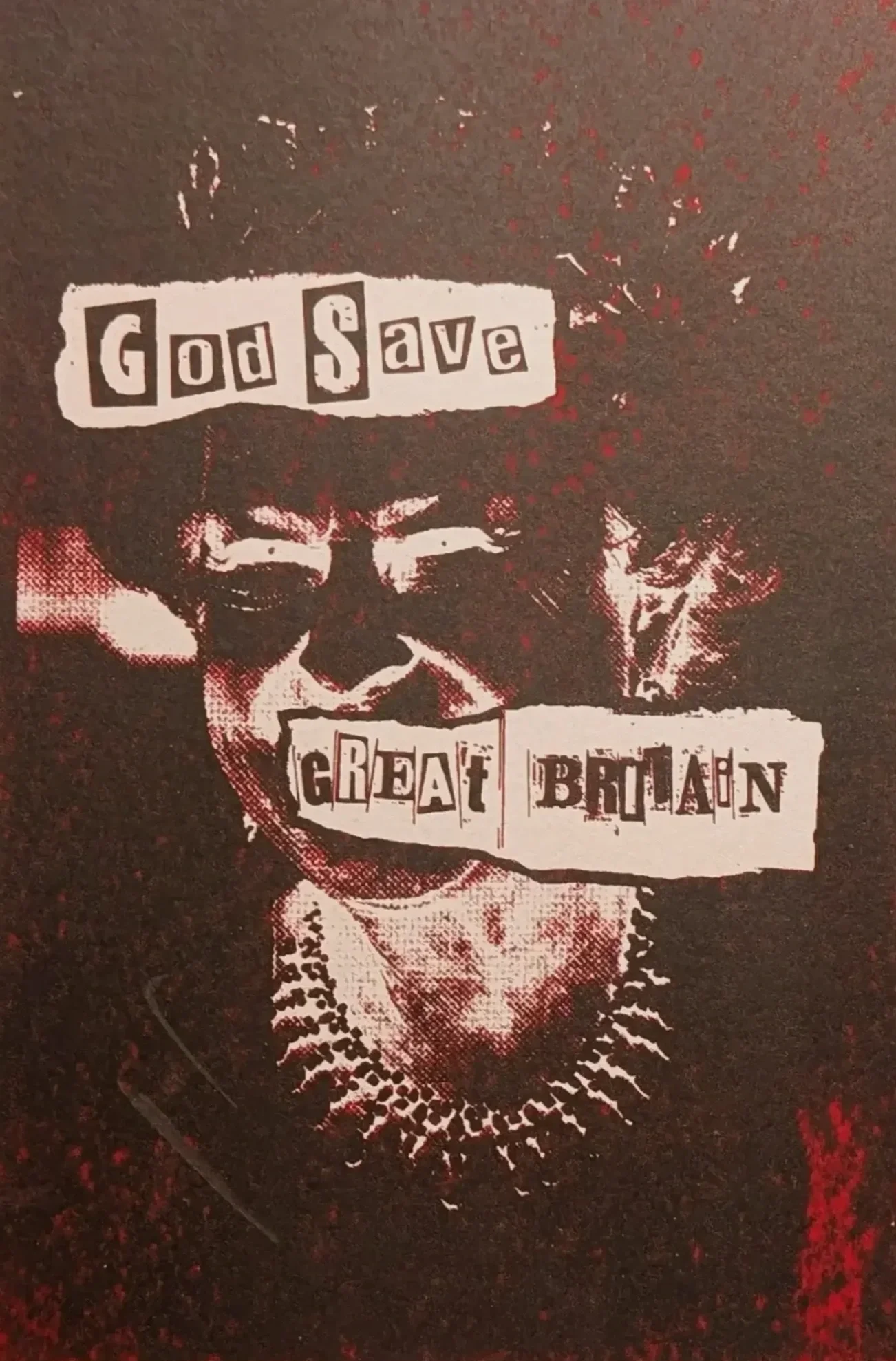 serigraph hand signed by jamie reid sex pistols punk legend its only paper