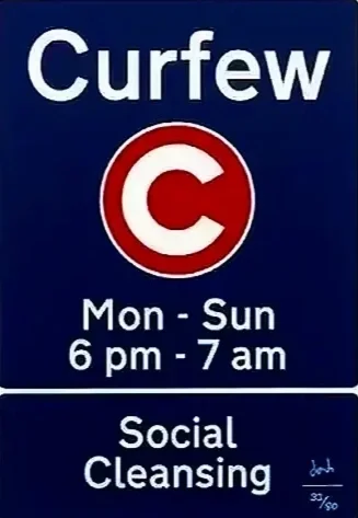 hand signed drd uv ink printed Corex board