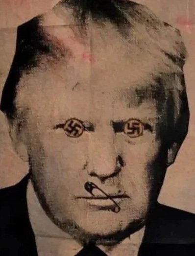 close closeup "God Save The USA" BY Jamie Reid.