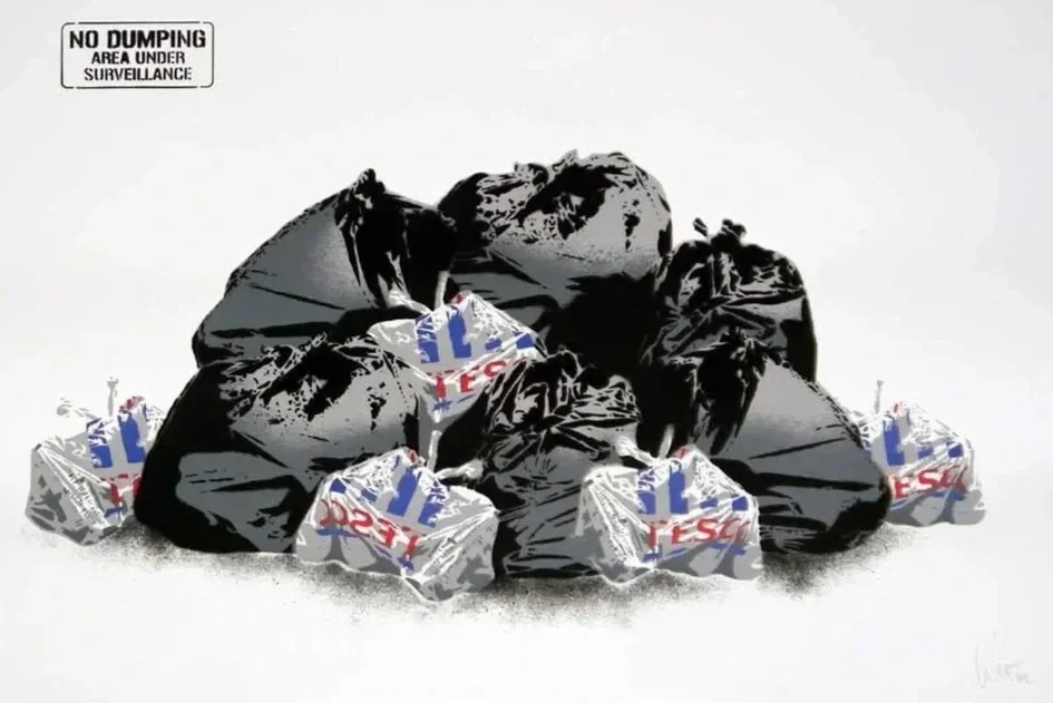 hand signed print by the dotmasters its only paper