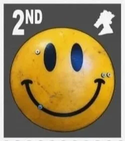 2nd Peterloo Massacre smiley riot shield artwork for sale Jimmy Cauty