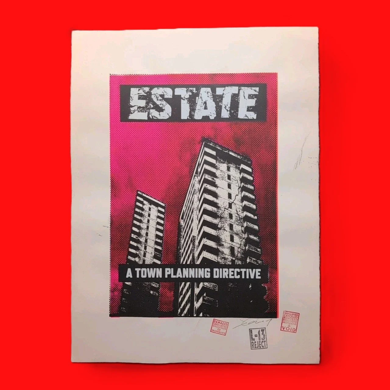 james cauty estate a town planning directive unframed print.jpg
