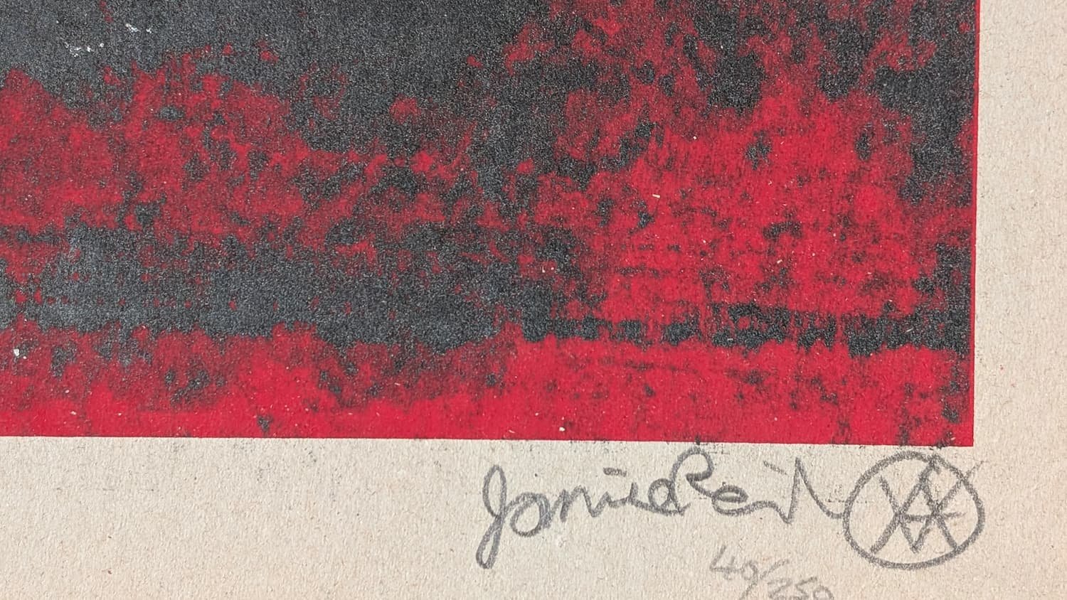 Close up Jamie Reids signature in pencil.jpeg